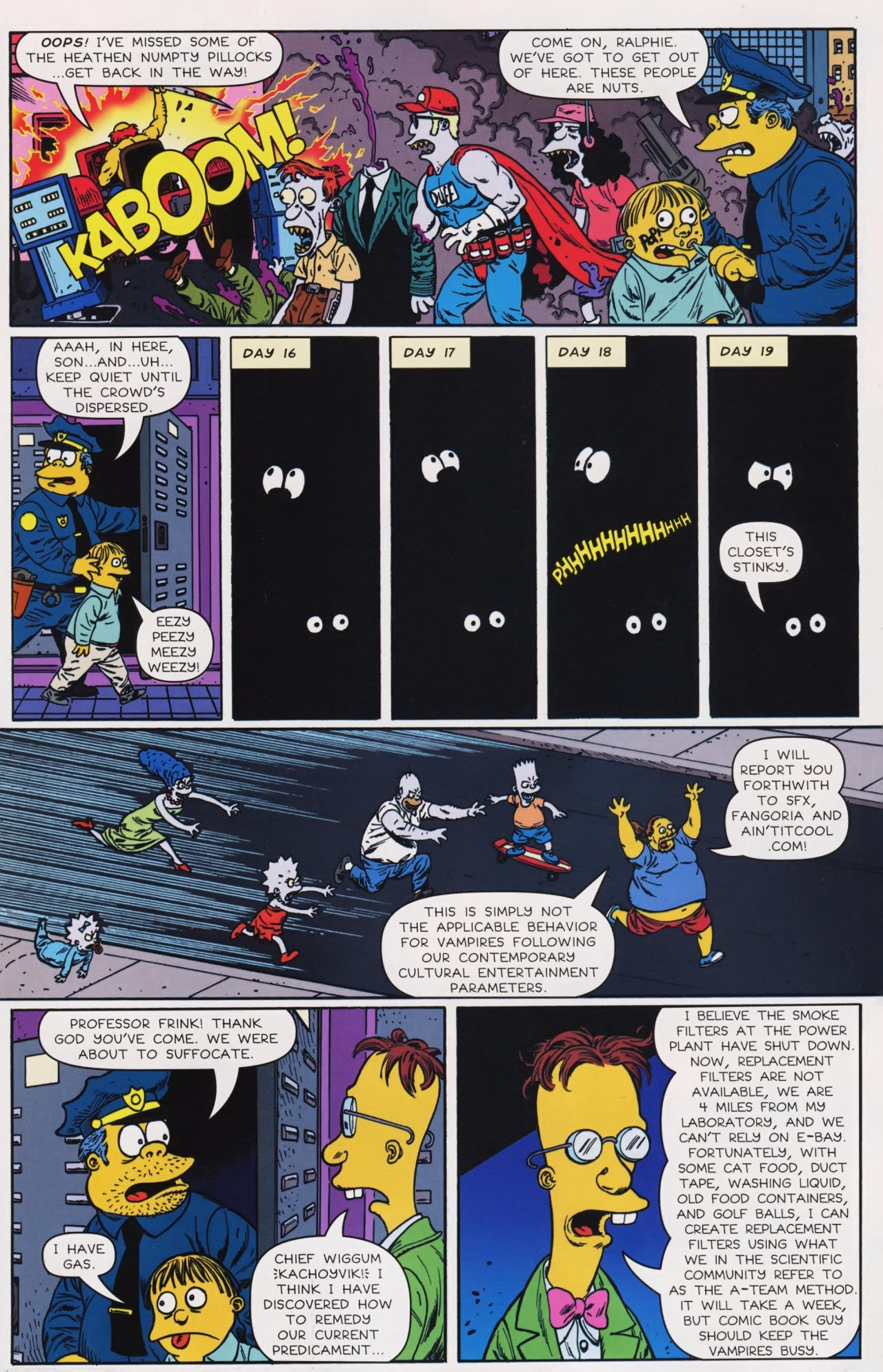Read online Treehouse of Horror comic -  Issue #14 - 16