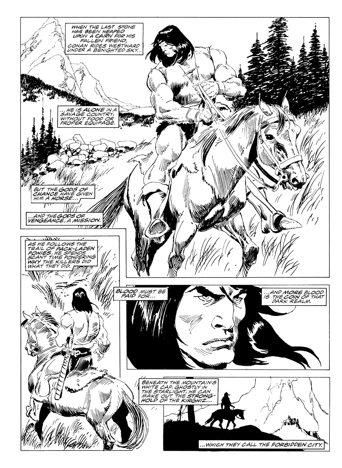Read online The Savage Sword Of Conan comic -  Issue #234 - 10