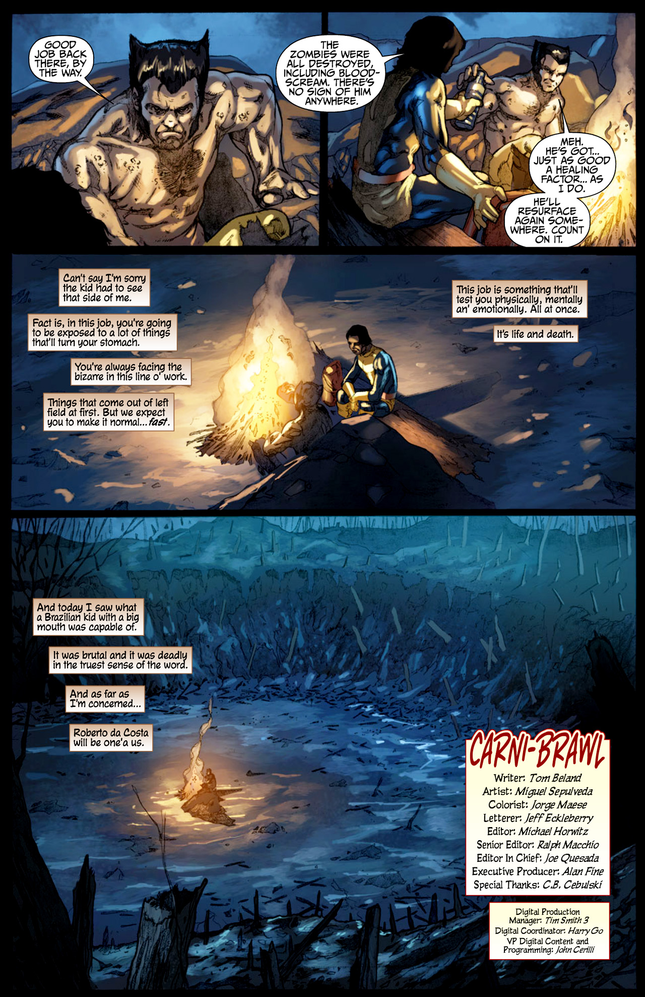 Read online Wolverine: Carni-Brawl comic -  Issue # Full - 12