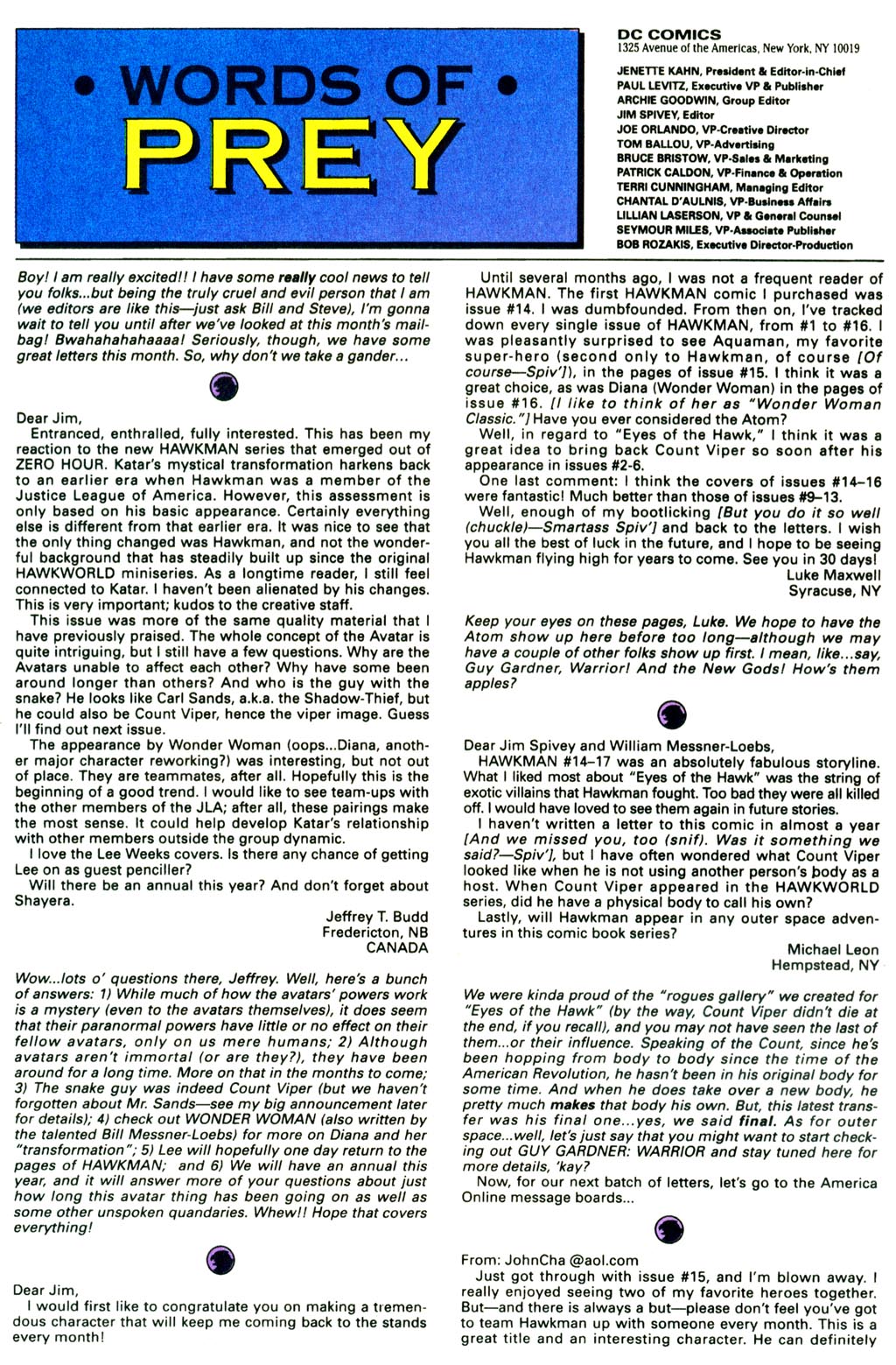 Hawkman (1993) Issue #20 #23 - English 26