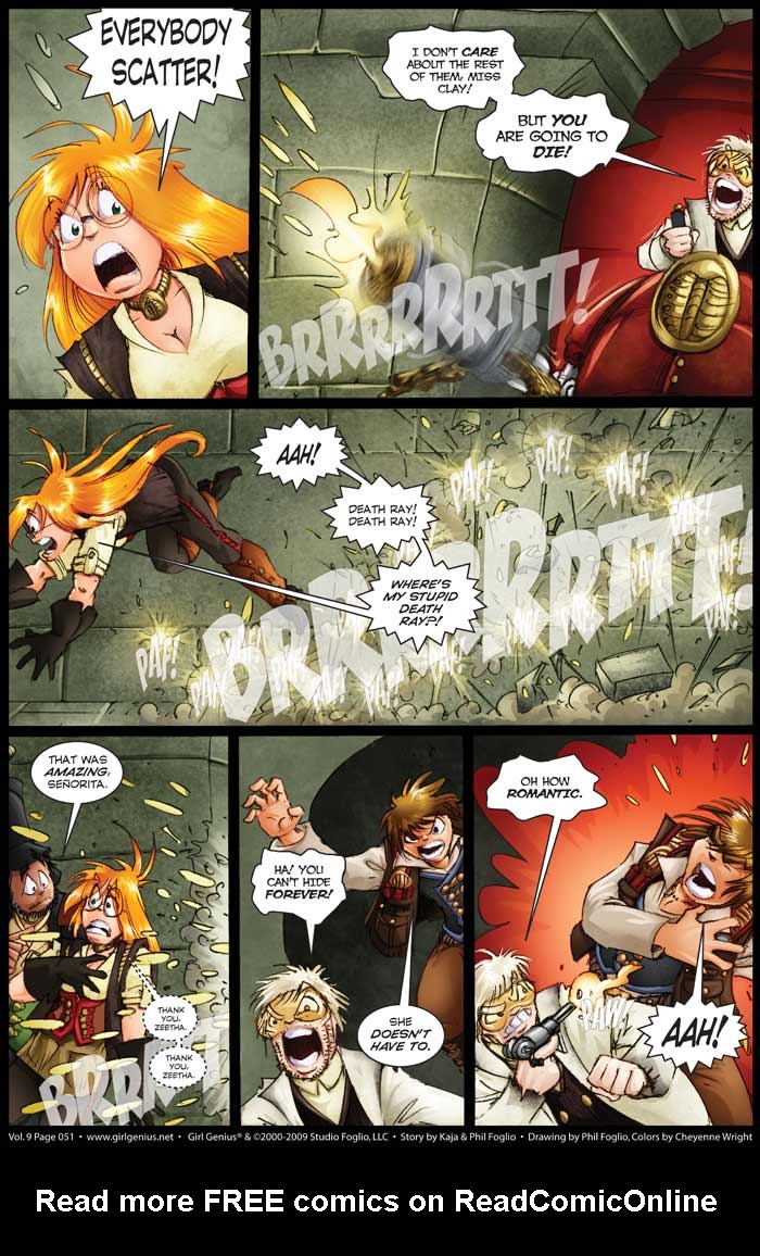 Read online Girl Genius (2002) comic -  Issue #9 - 52