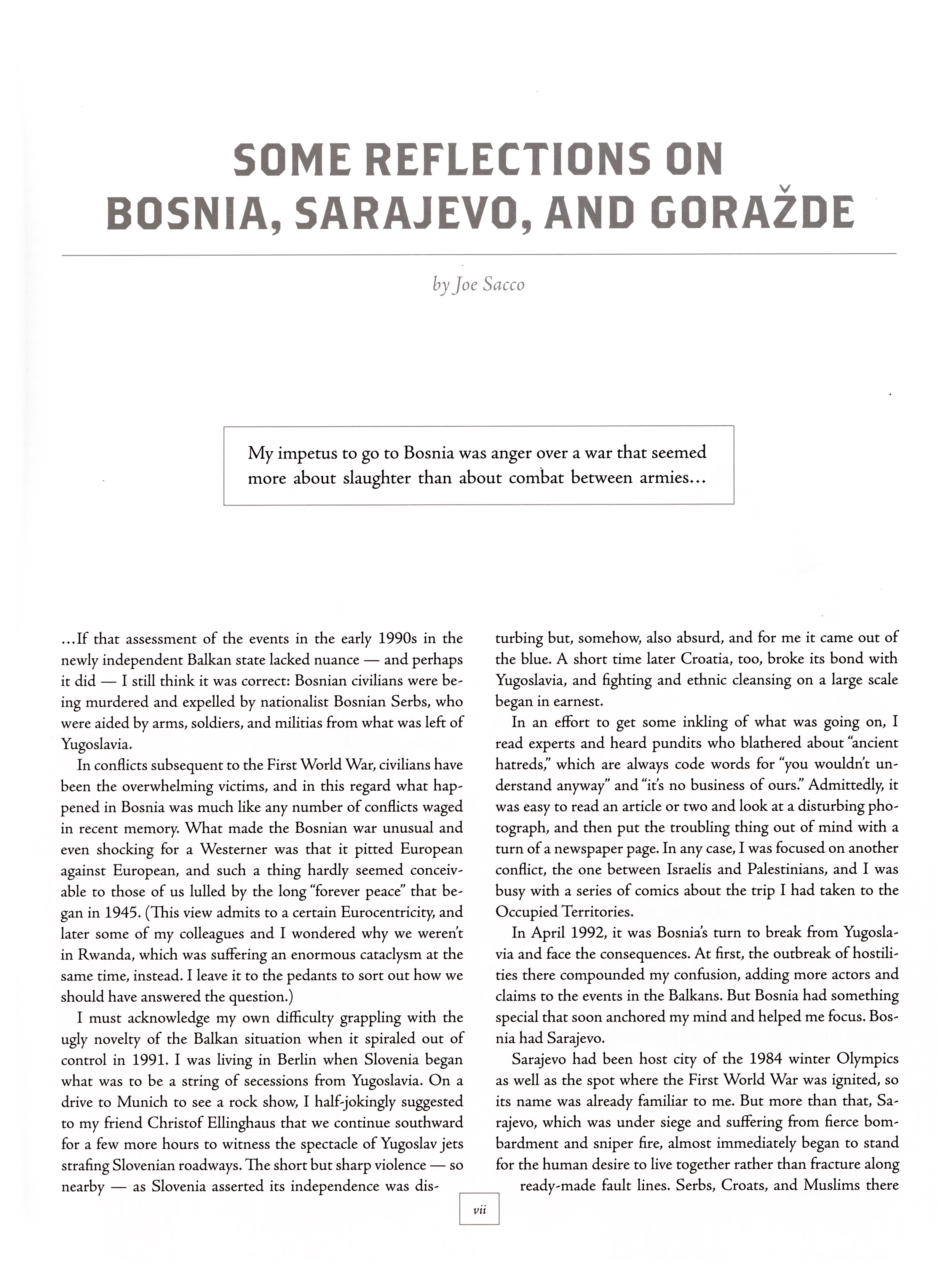 Read online Safe Area Goražde comic -  Issue # TPB (Part 1) - 7