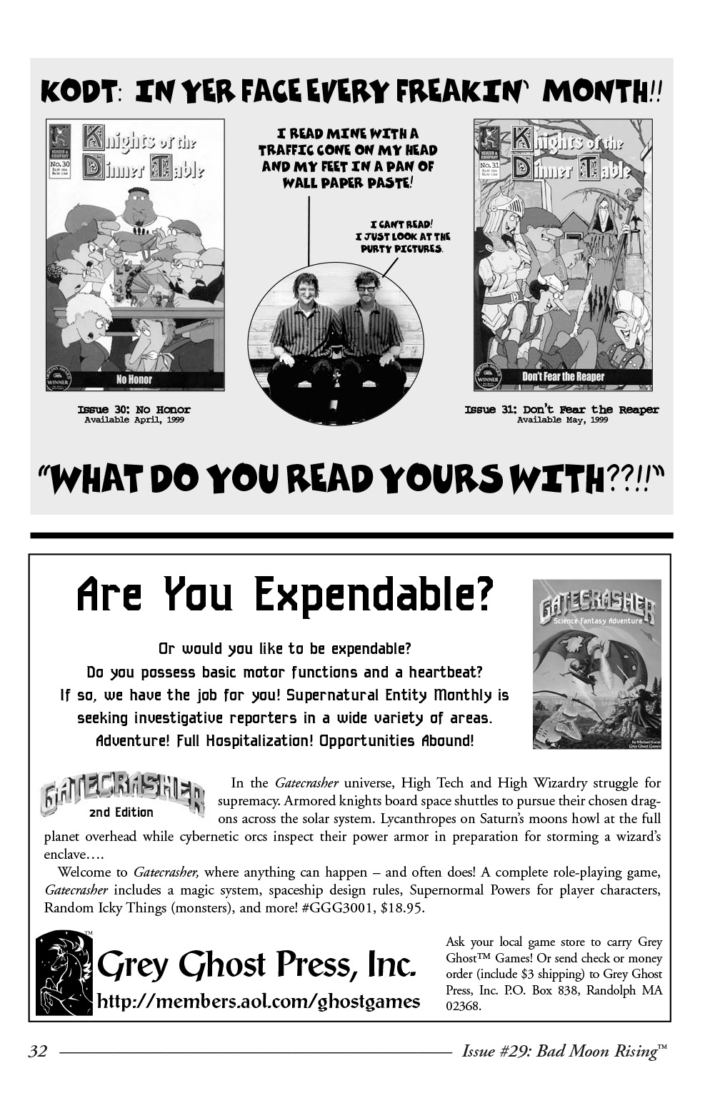 Read online Knights of the Dinner Table comic -  Issue #29 - 34