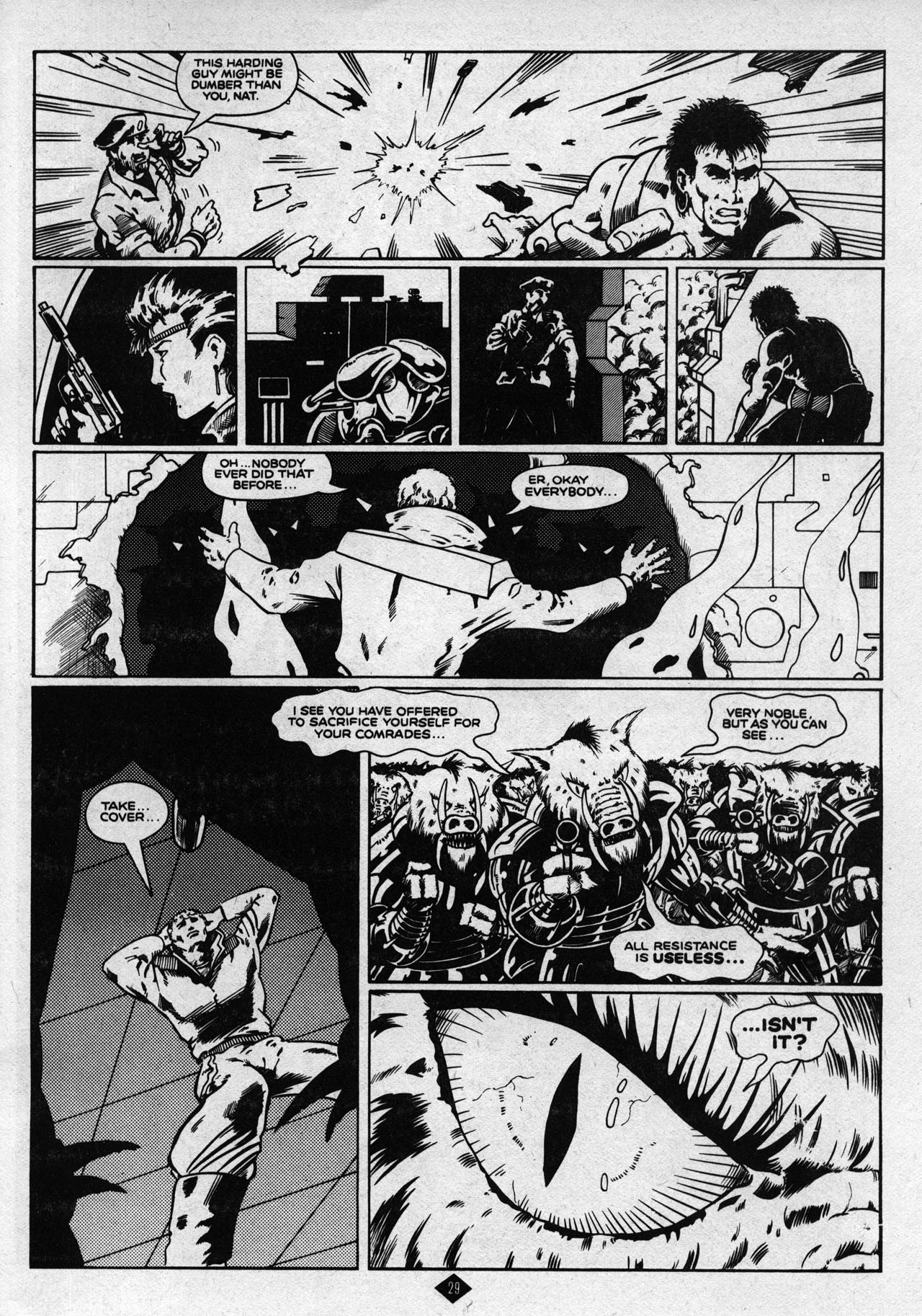Read online Captain Britain (1985) comic -  Issue #8 - 29