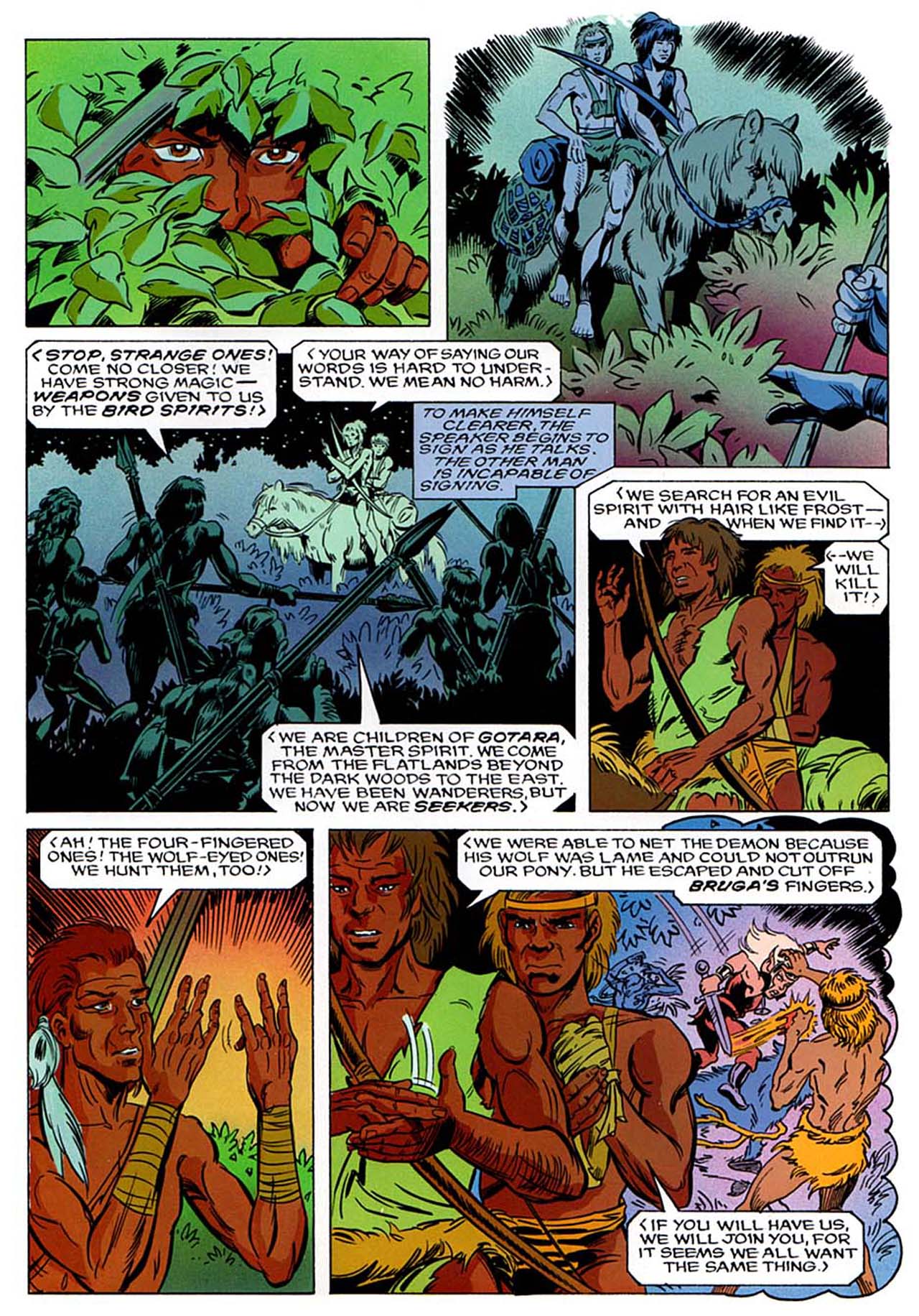 Read online ElfQuest: Siege at Blue Mountain comic -  Issue #6 - 8