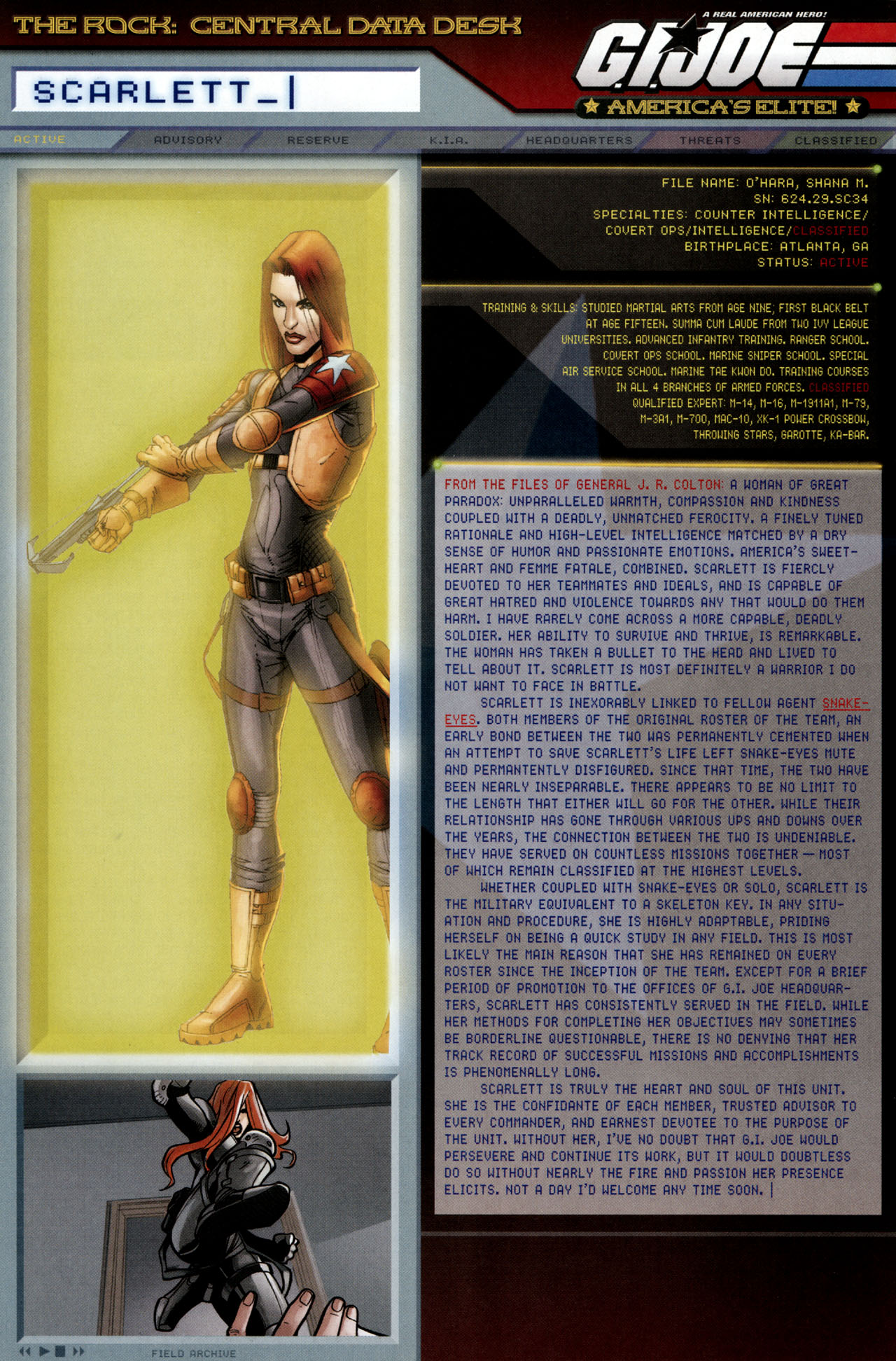 Read online G.I. Joe: Data Desk Handbook comic -  Issue #3 - 10