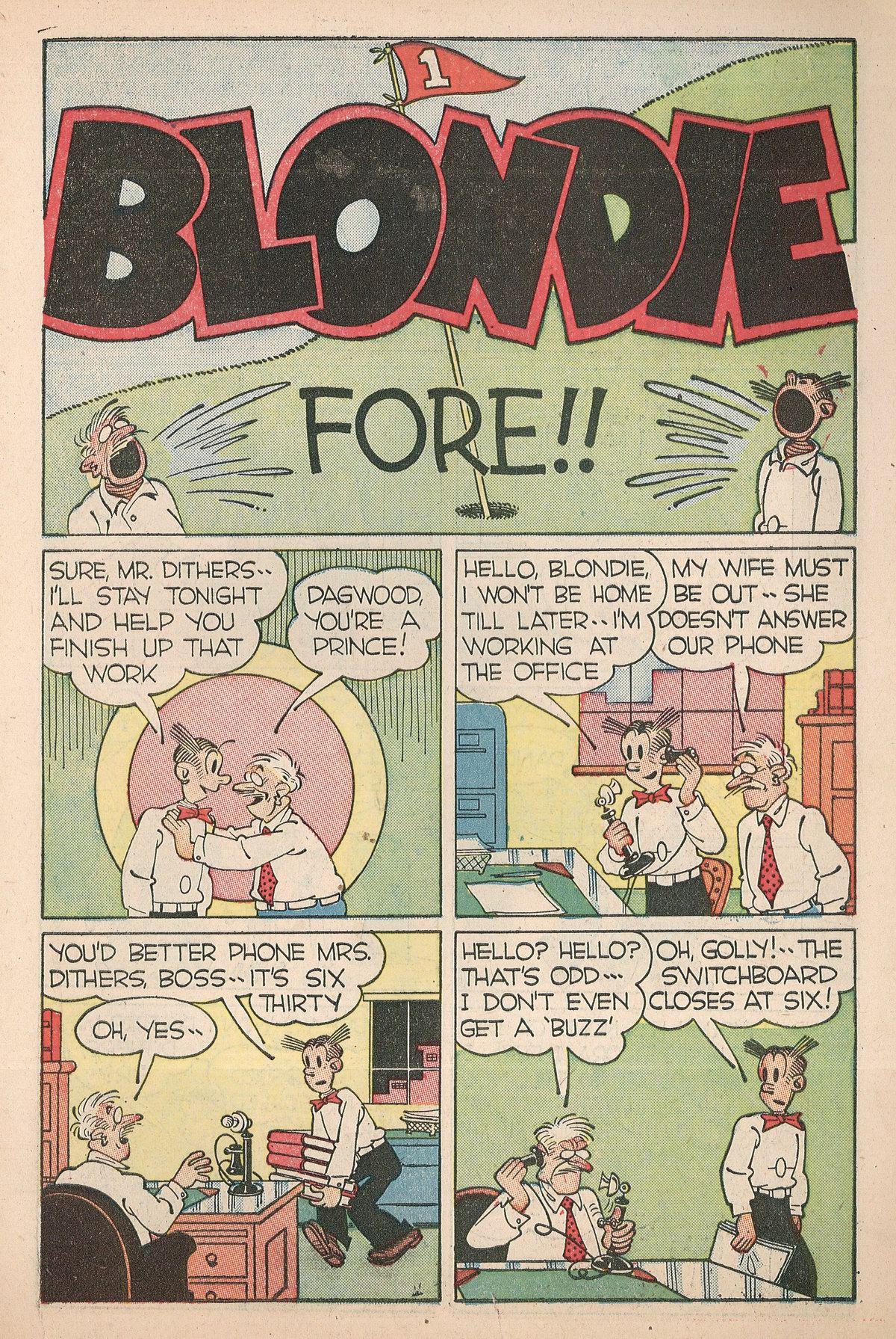 Read online Blondie Comics (1947) comic -  Issue #7 - 3