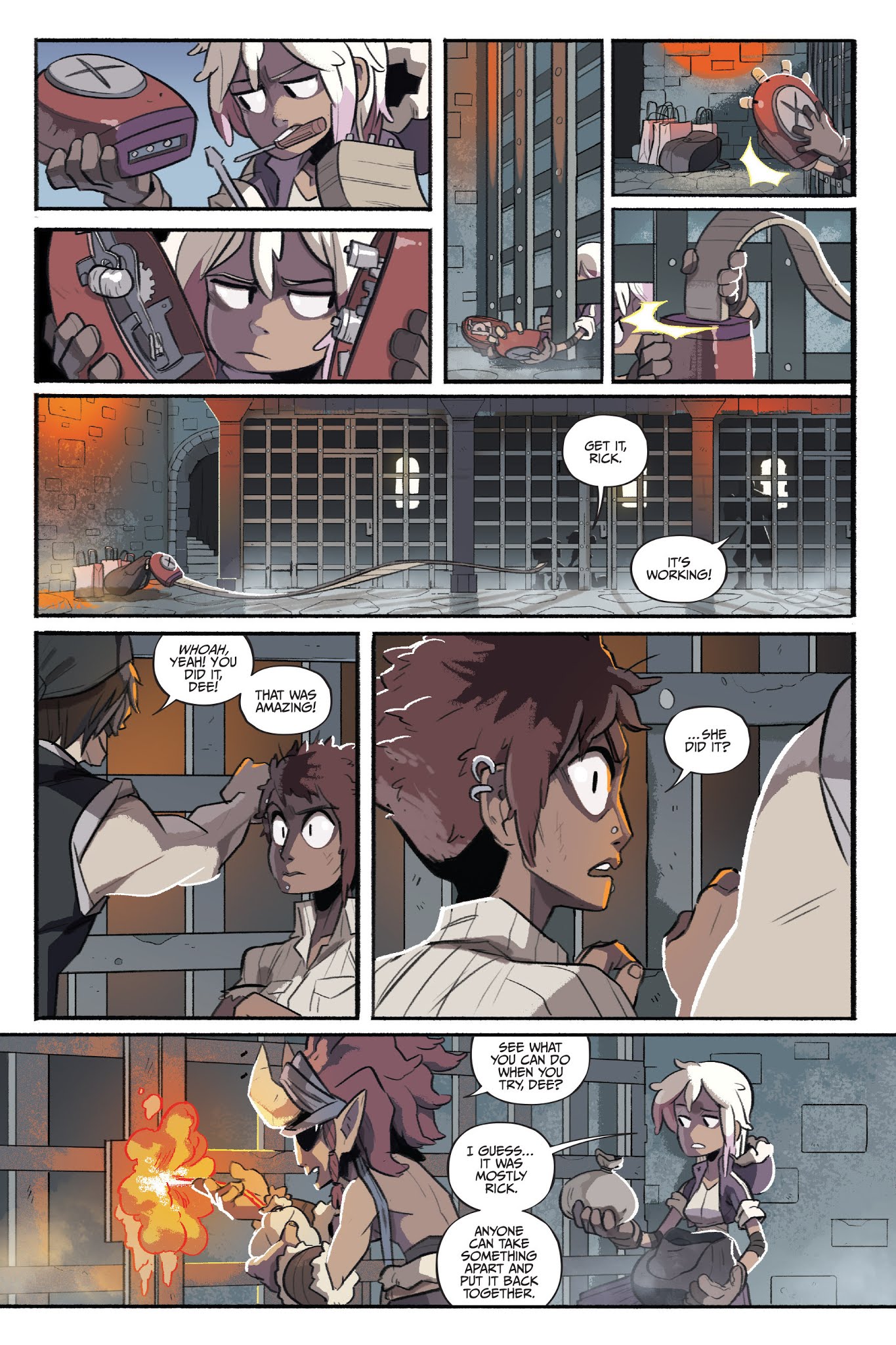 Read online Tyson Hesse's Diesel: Ignition comic -  Issue # TPB (Part 2) - 61