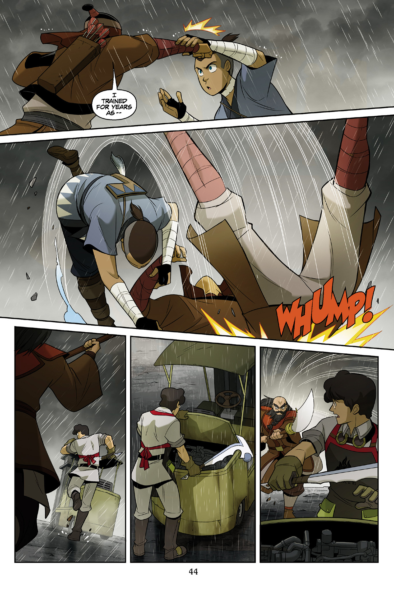 Read online Nickelodeon Avatar: The Last Airbender - The Rift comic -  Issue # Part 3 - 45