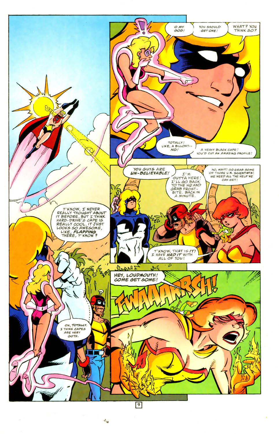 Read online Young Heroes in Love comic -  Issue #11 - 11