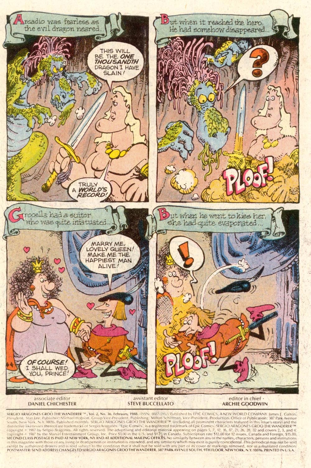 Read online Sergio Aragonés Groo the Wanderer comic -  Issue #36 - 2