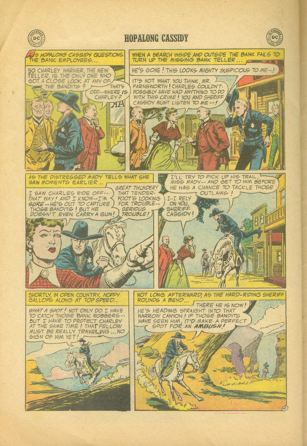 Read online Hopalong Cassidy comic -  Issue #106 - 28