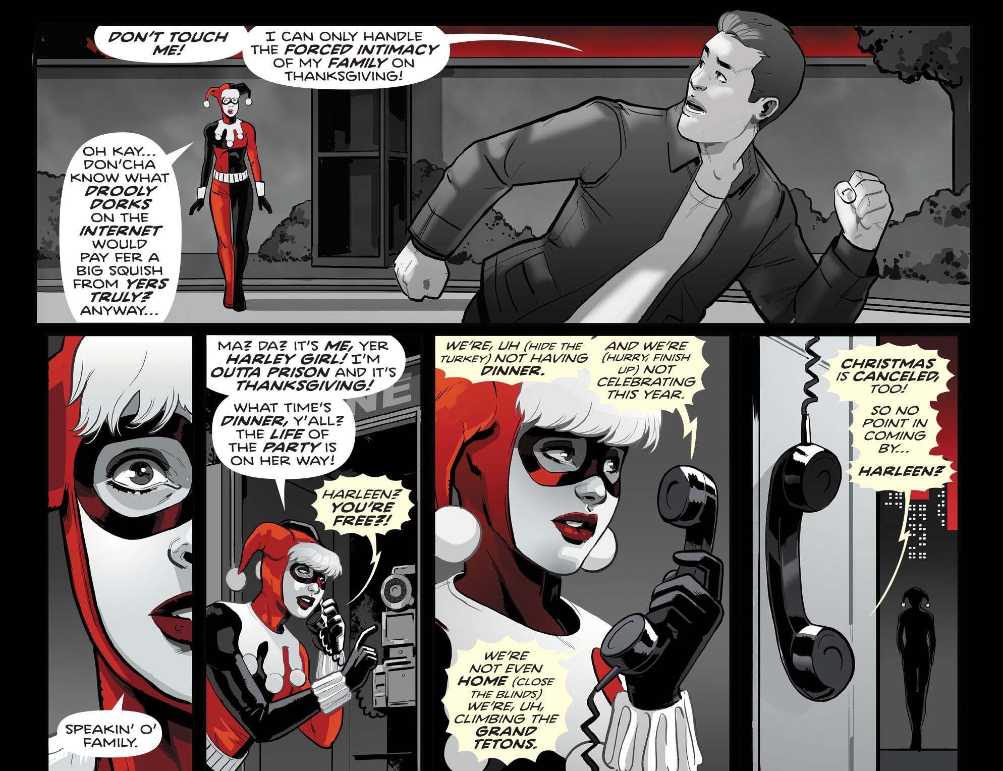 Read online Harley Quinn Black   White   Red comic -  Issue #15 - 15