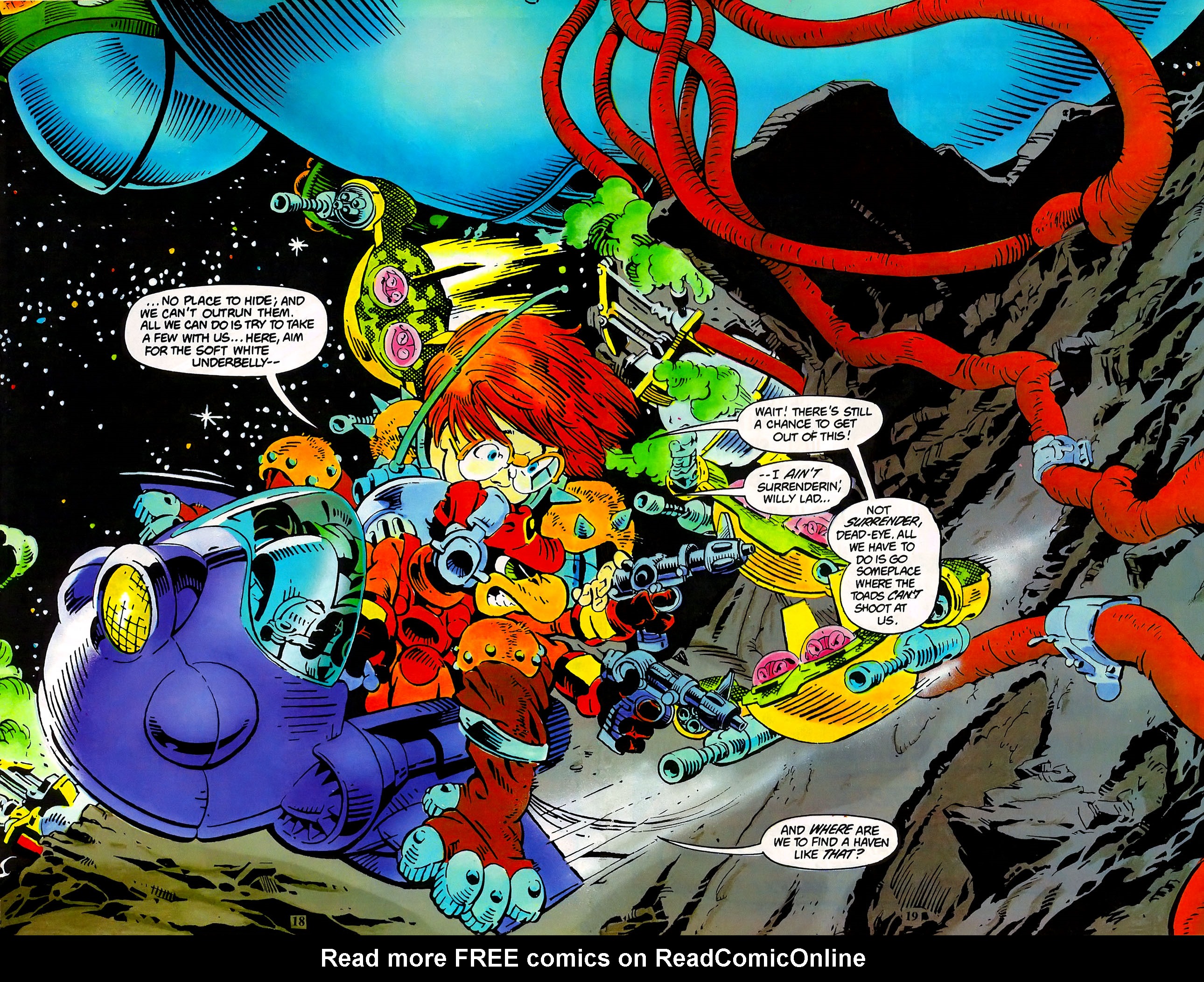 Read online Bucky O'Hare (1991) comic -  Issue #4 - 18