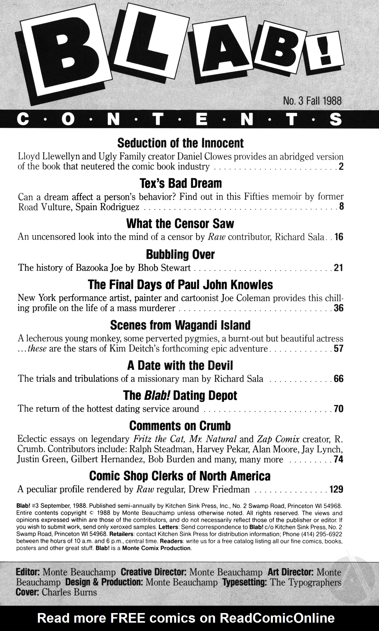 Read online Blab! comic -  Issue #3 - 3