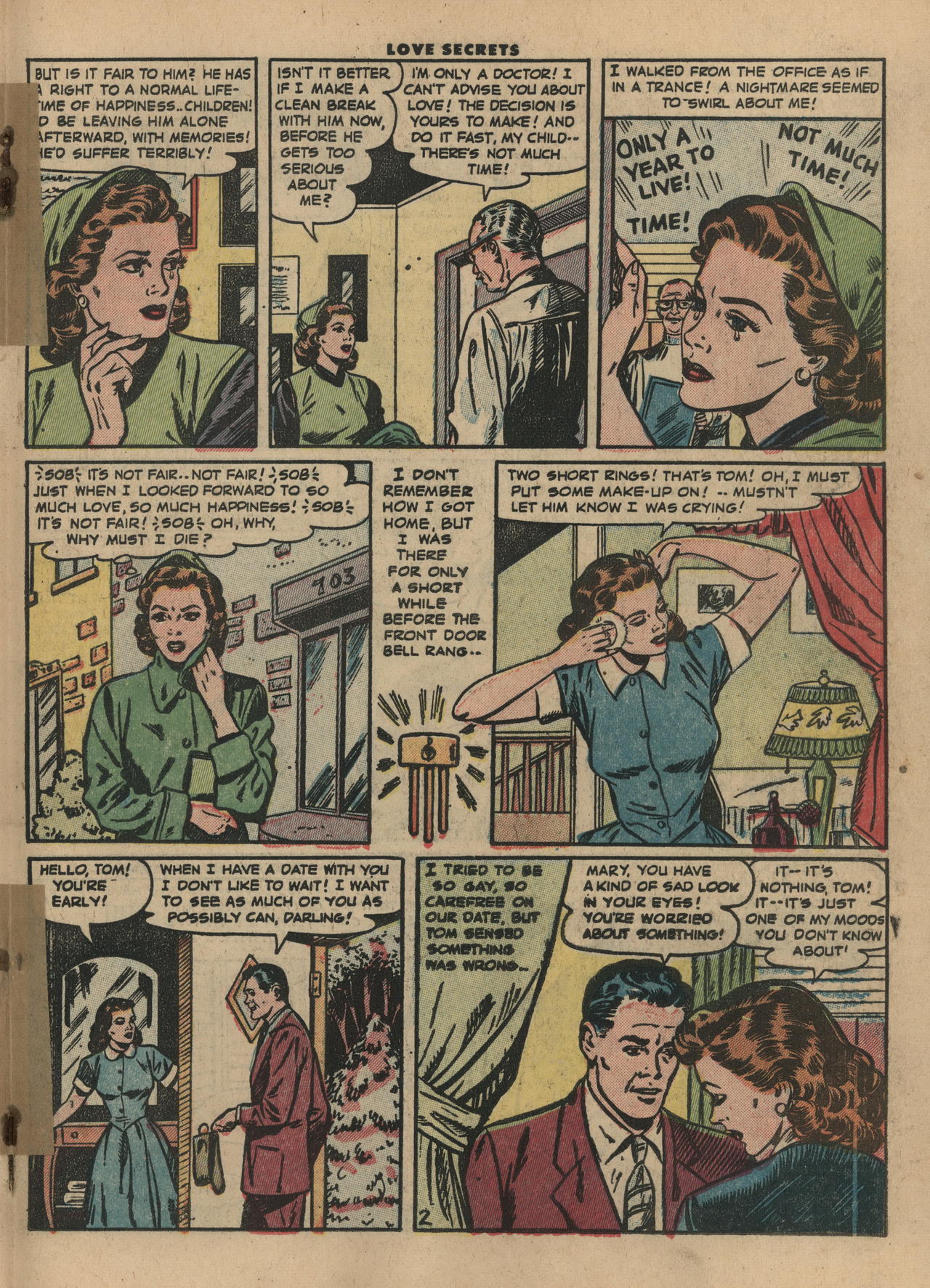 Read online Love Secrets (1953) comic -  Issue #34 - 20