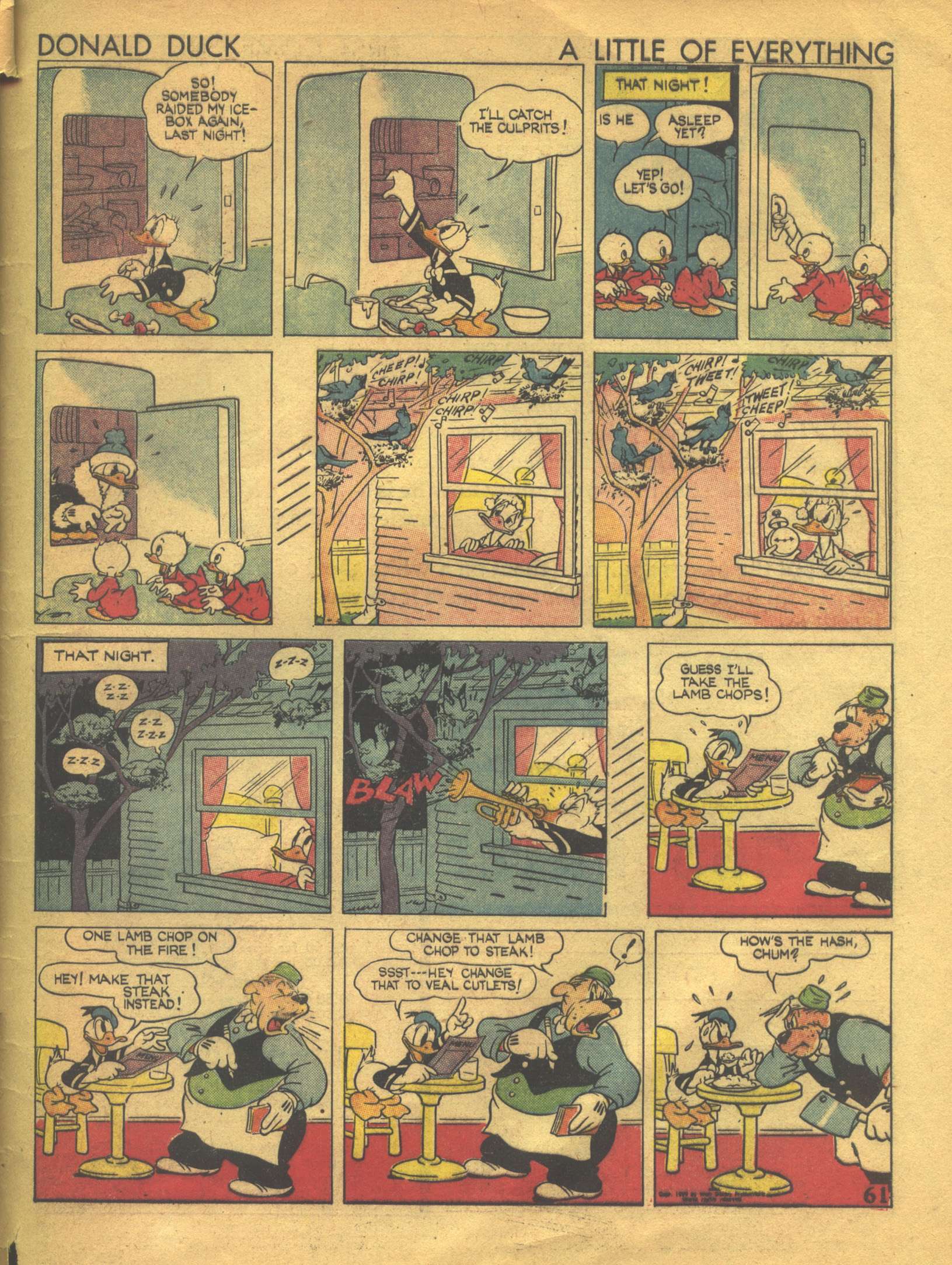 Read online Walt Disney's Comics and Stories comic -  Issue #17 - 63