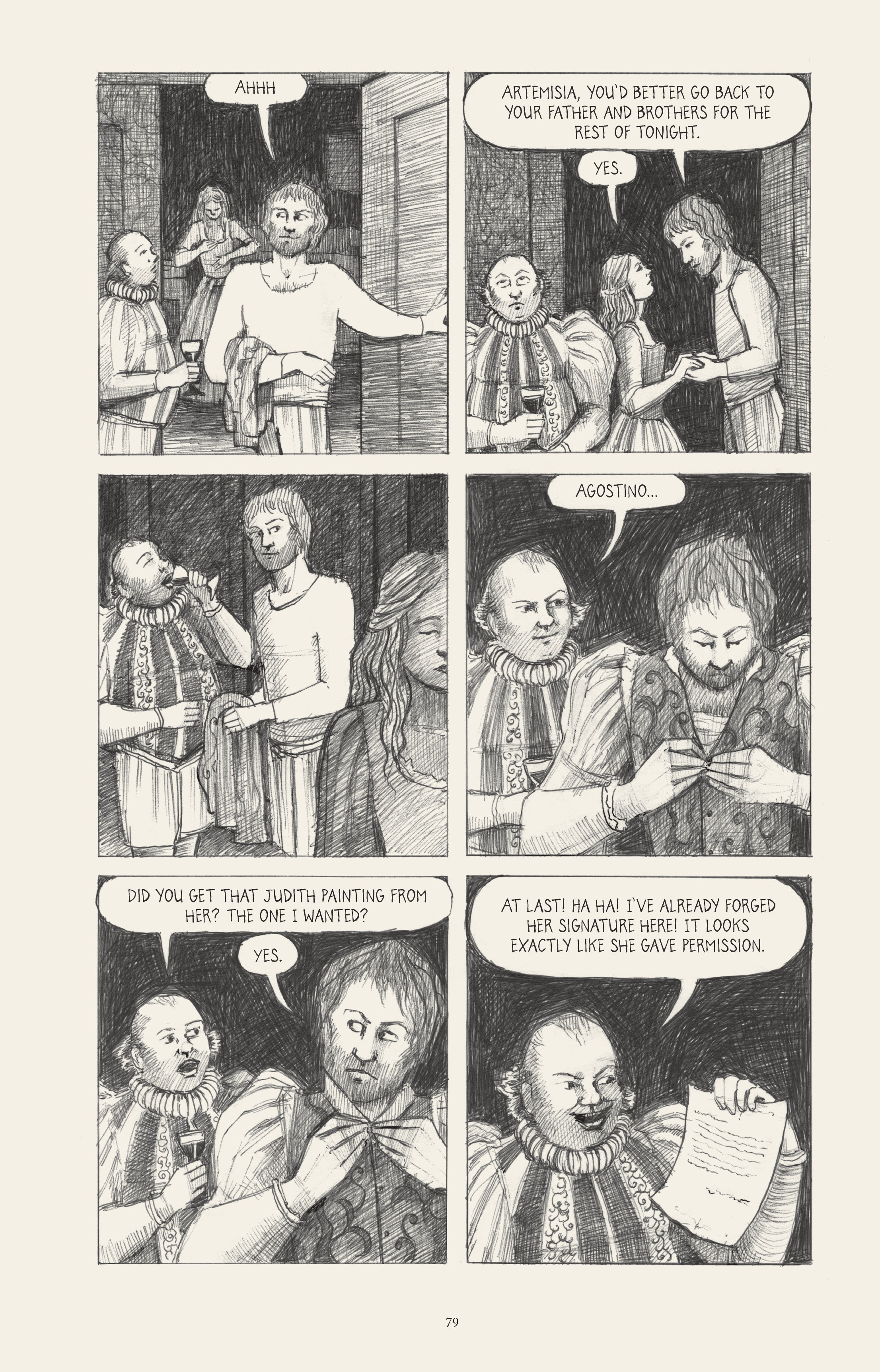 Read online I Know What I Am: The Life and Times of Artemisia Gentileschi comic -  Issue # TPB (Part 1) - 87