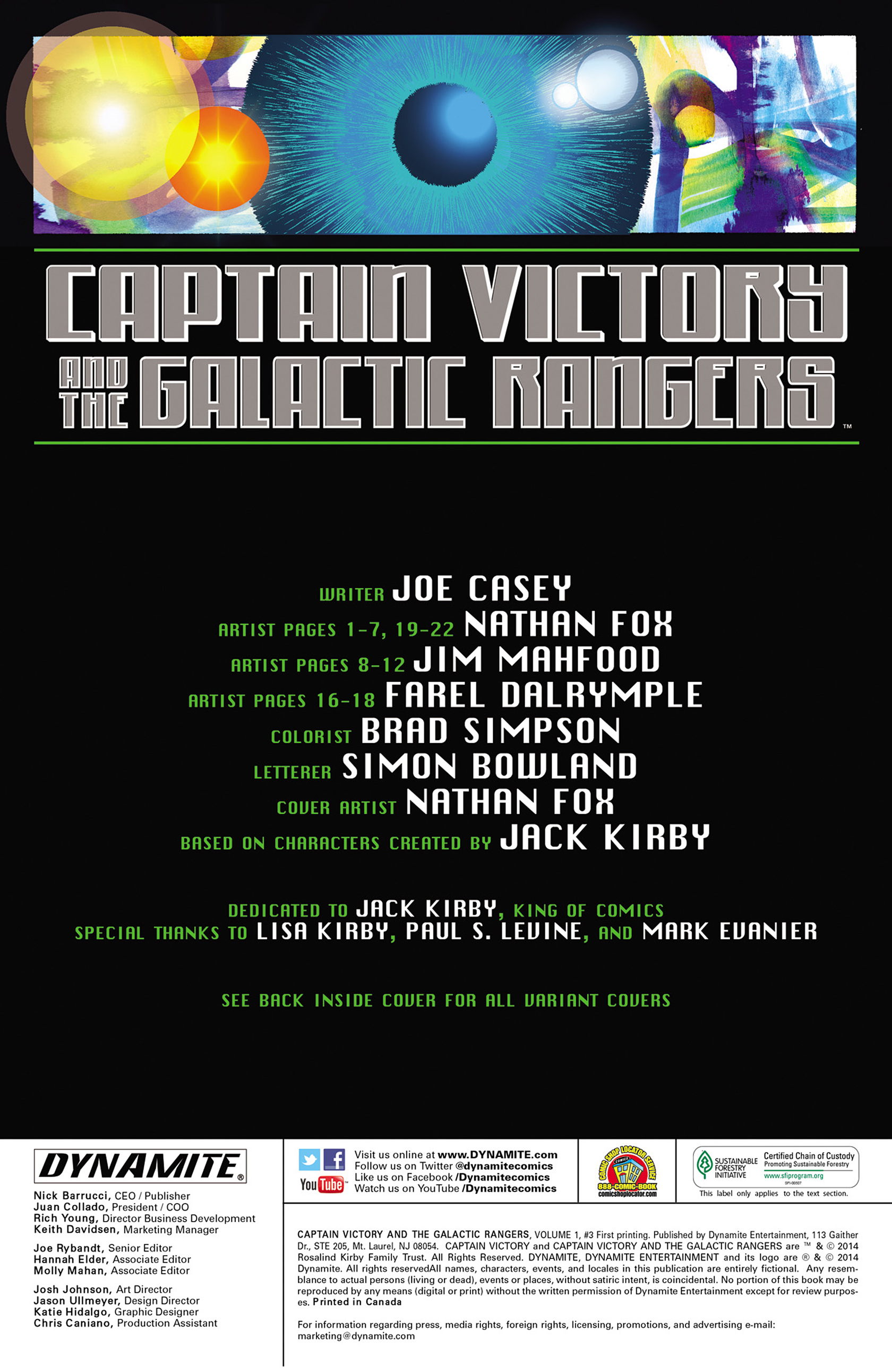 Read online Captain Victory and the Galactic Rangers (2014) comic -  Issue #3 - 2