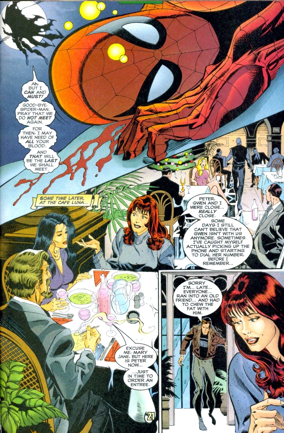 Read online Spider-Man (1990) comic -  Issue #77 - The Vampire's Kiss - 22