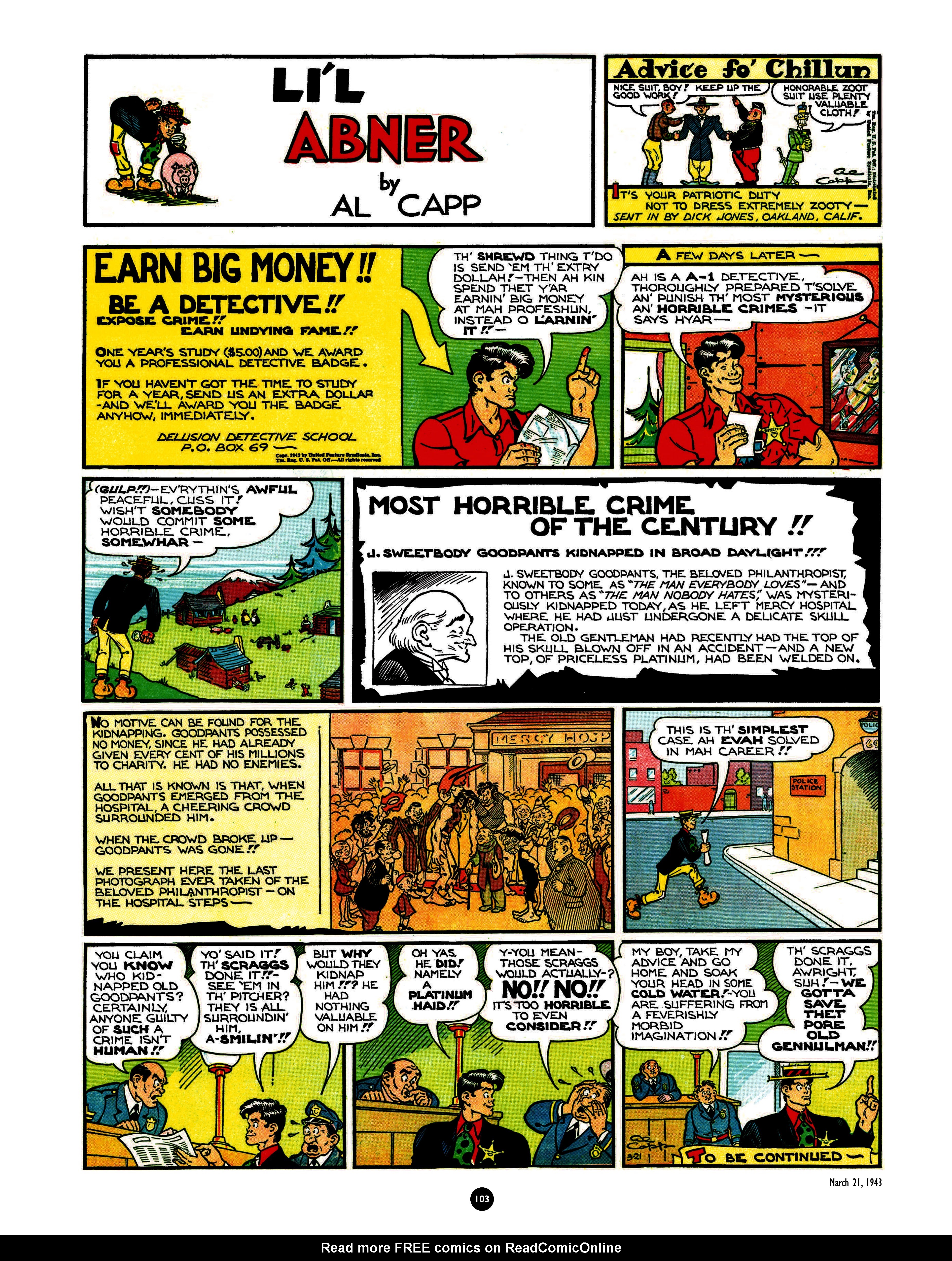 Read online Al Capp's Li'l Abner Complete Daily & Color Sunday Comics comic -  Issue # TPB 5 (Part 2) - 5