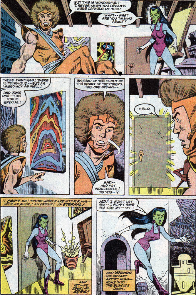 Read online Eternals (1985) comic -  Issue #7 - 14