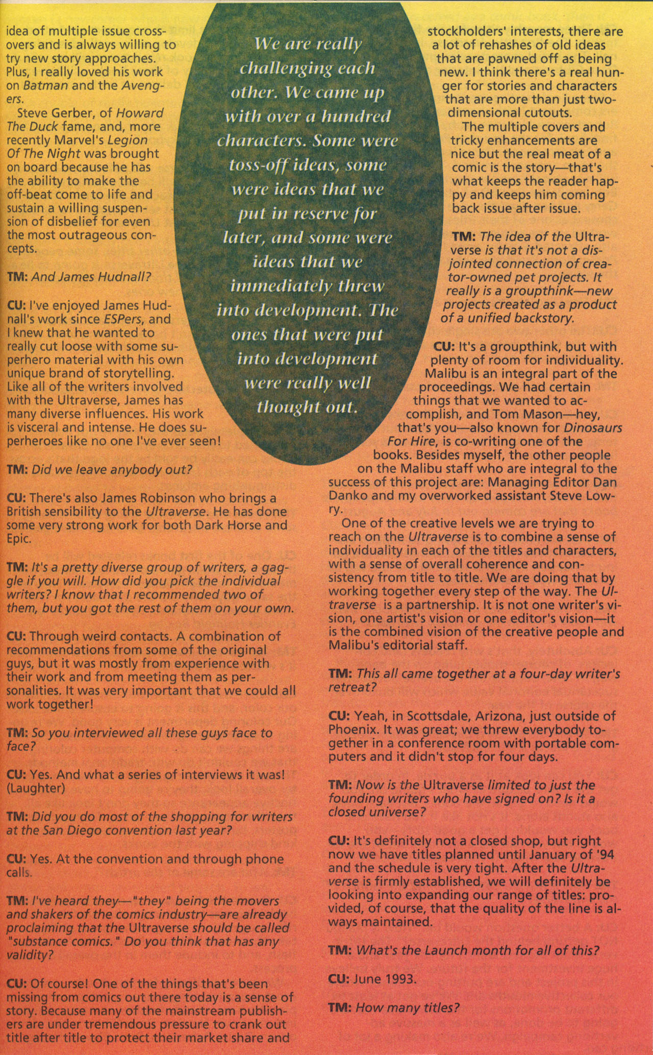 Read online Unleashing the Ultraverse comic -  Issue # Full - 7
