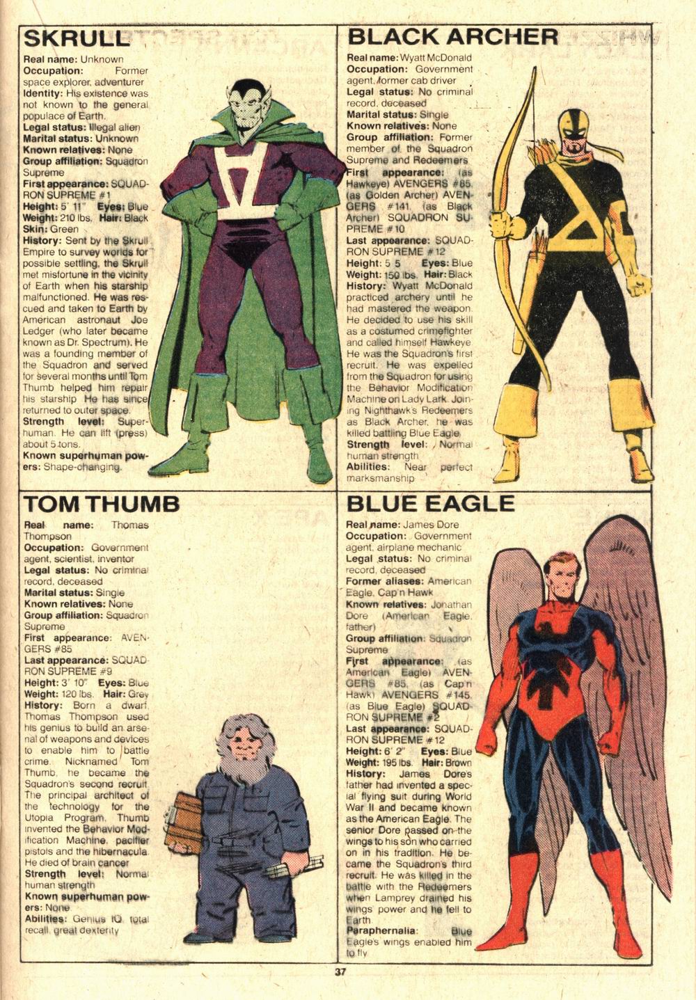 Read online The Official Handbook of the Marvel Universe Deluxe Edition comic -  Issue #12 - 39