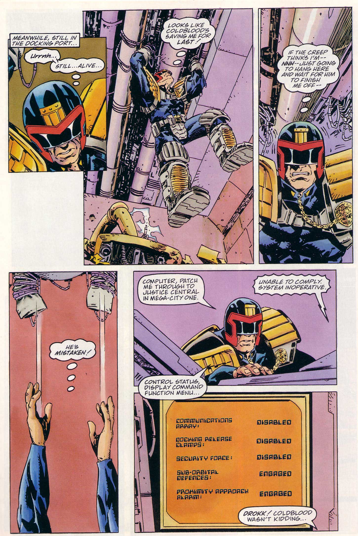 Read online Judge Dredd Lawman of the Future comic -  Issue #19 - 10