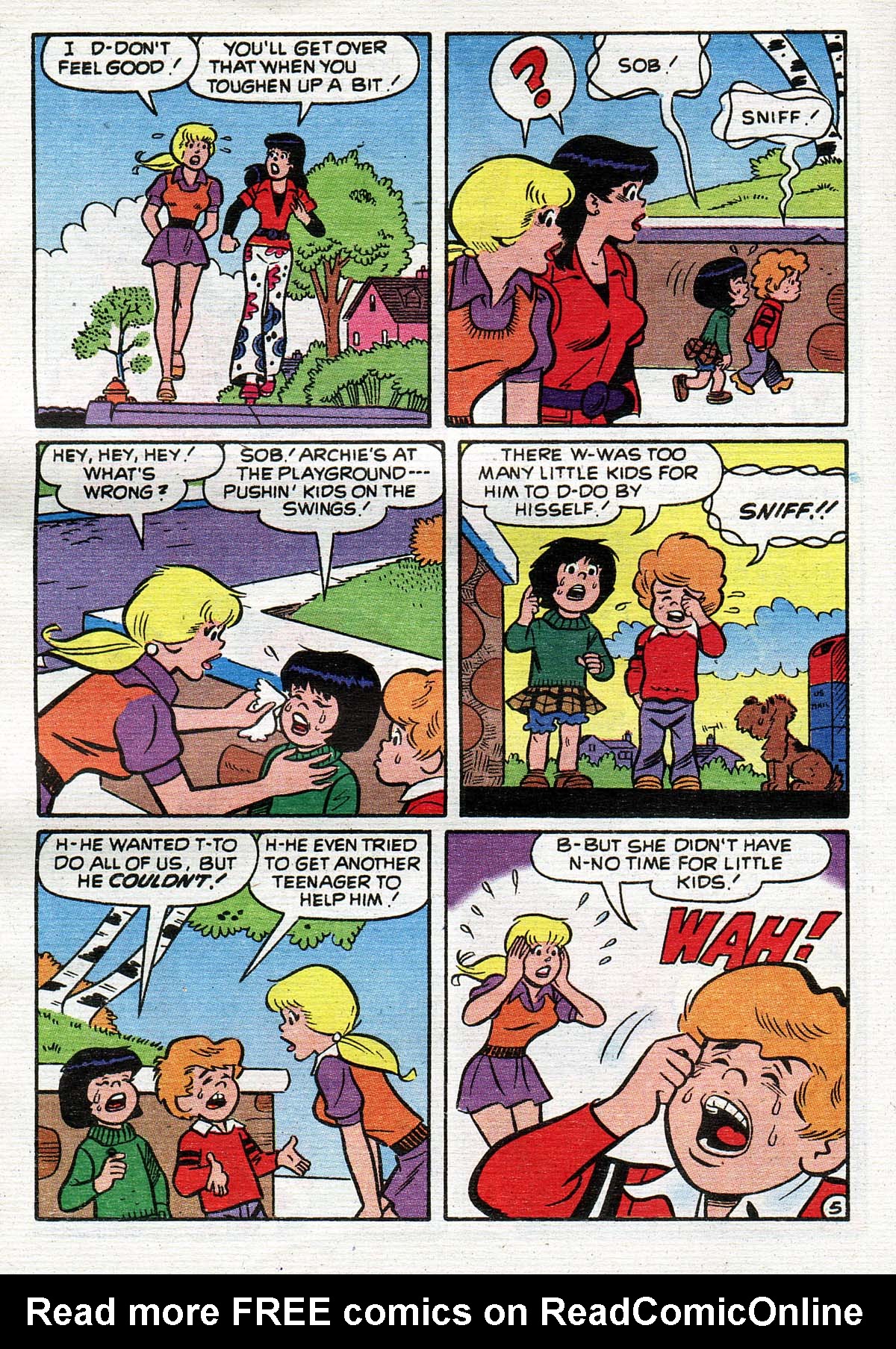 Read online Betty and Veronica Digest Magazine comic -  Issue #54 - 191