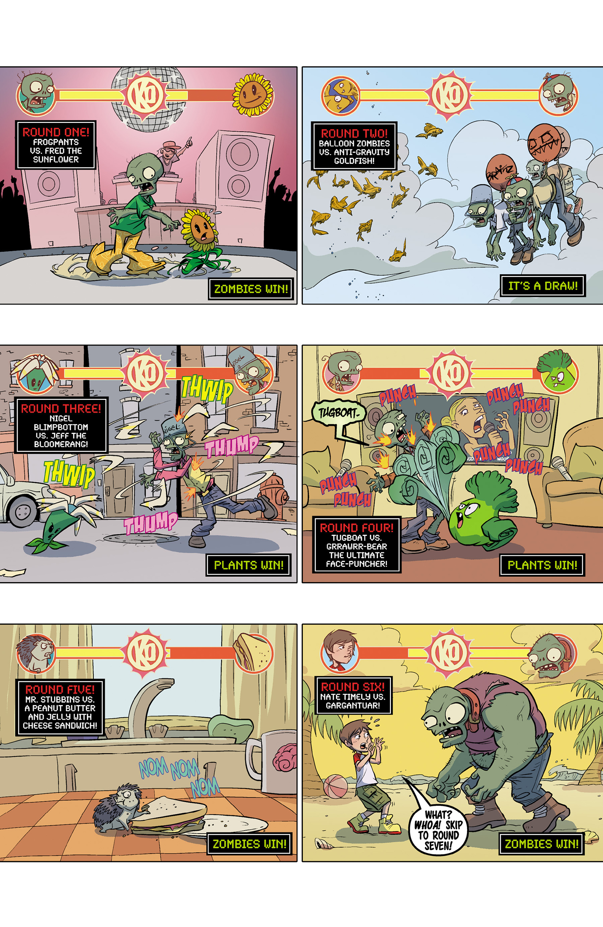 Read online Plants vs. Zombies: Grown Sweet Home comic -  Issue #6 - 16