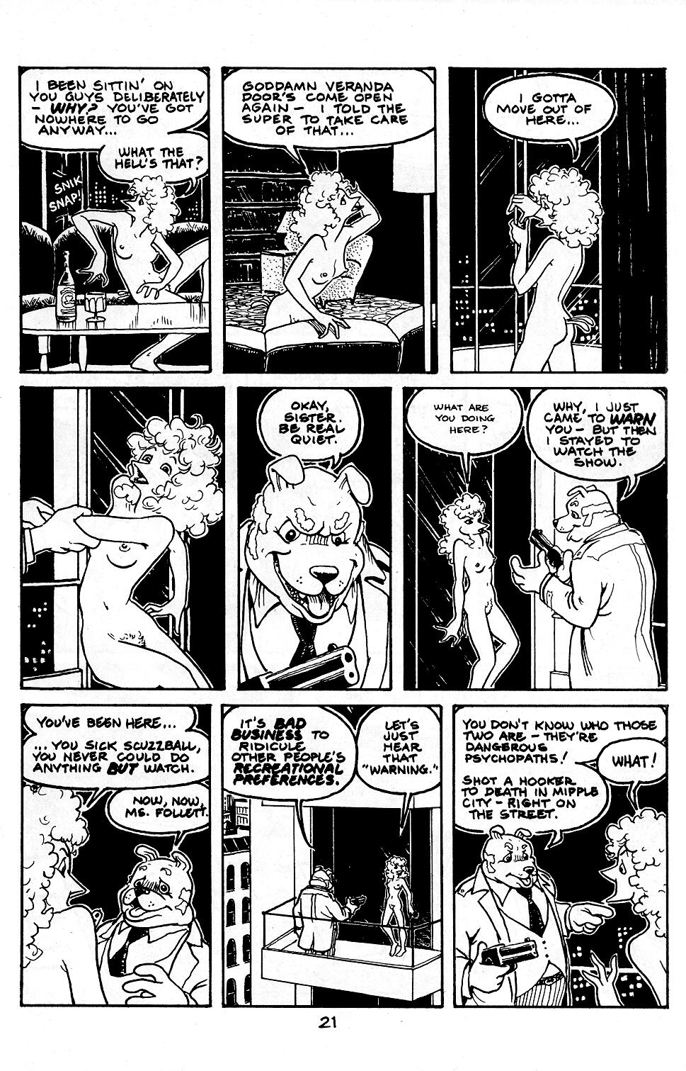 Omaha the Cat Dancer (1986) issue 1 - Page 24
