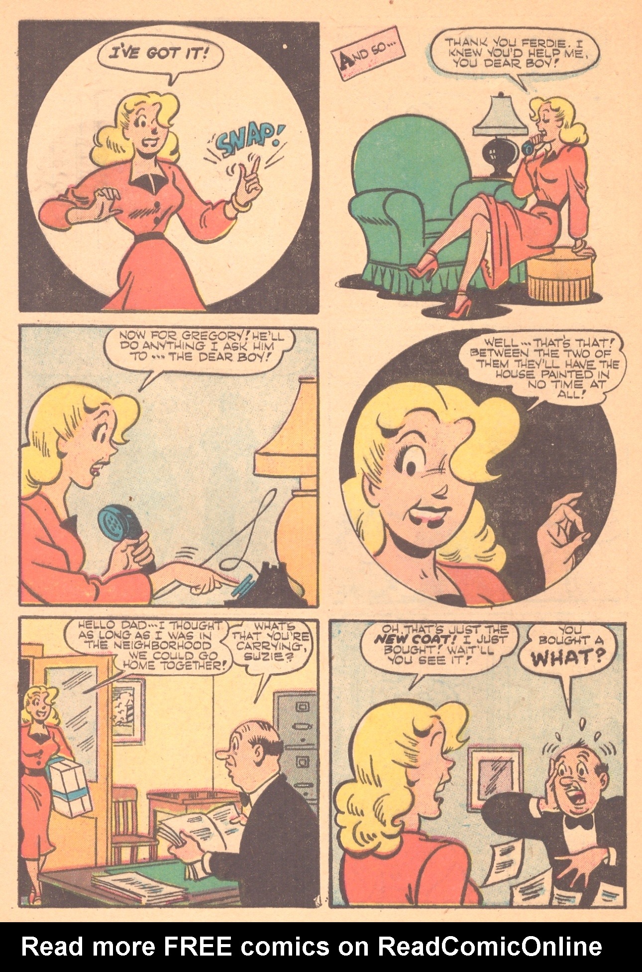 Read online Suzie Comics comic -  Issue #97 - 30
