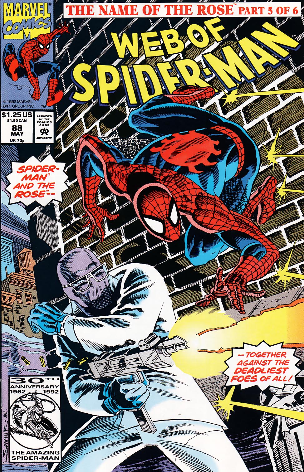 Read online Web of Spider-Man (1985) comic -  Issue #88 - 1