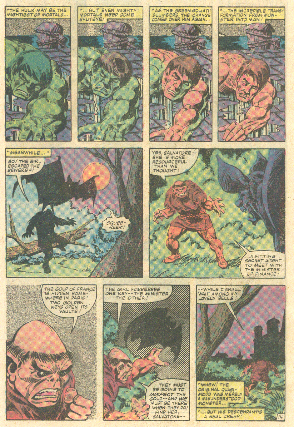 Read online The Incredible Hulk Versus Quasimodo comic -  Issue # Full - 15