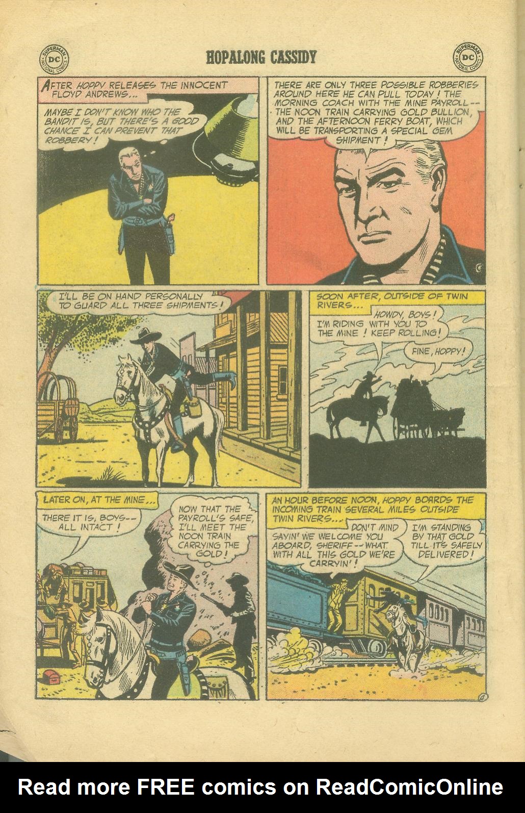 Read online Hopalong Cassidy comic -  Issue #111 - 6