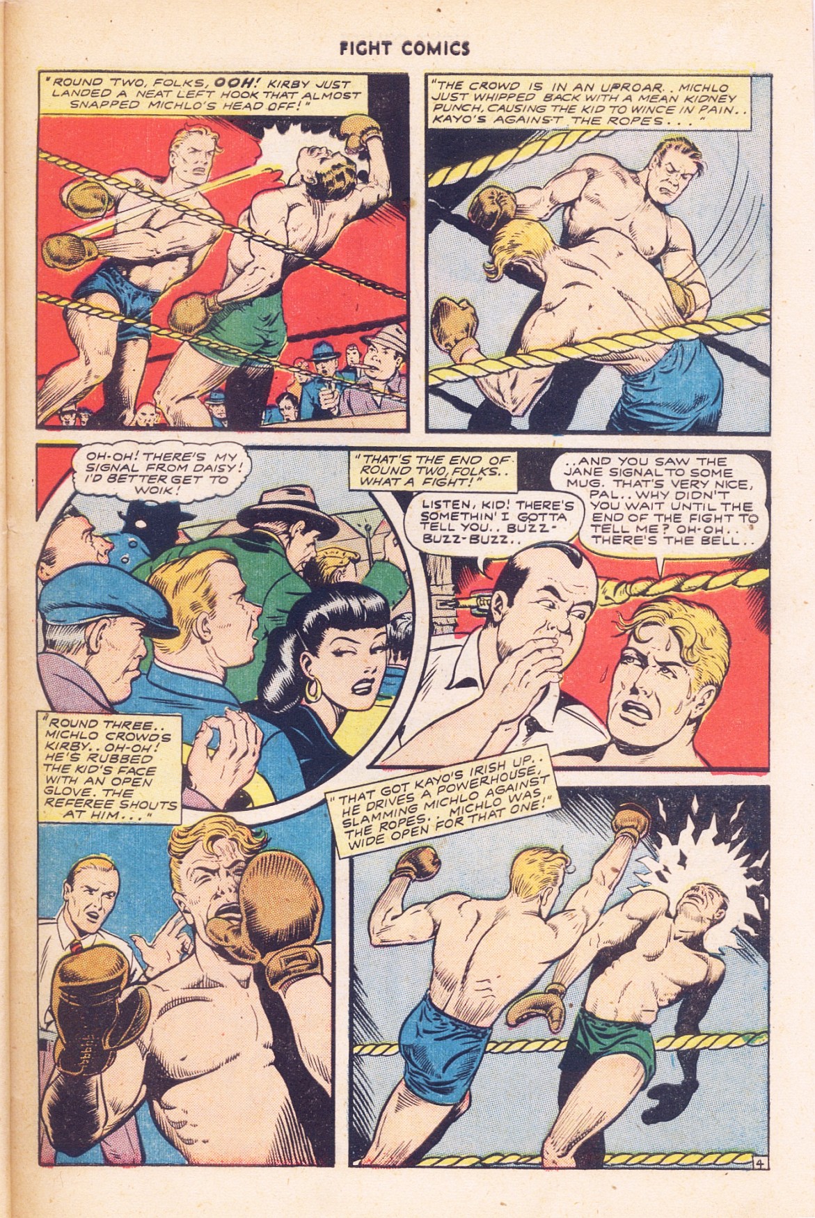 Read online Fight Comics comic -  Issue #38 - 39