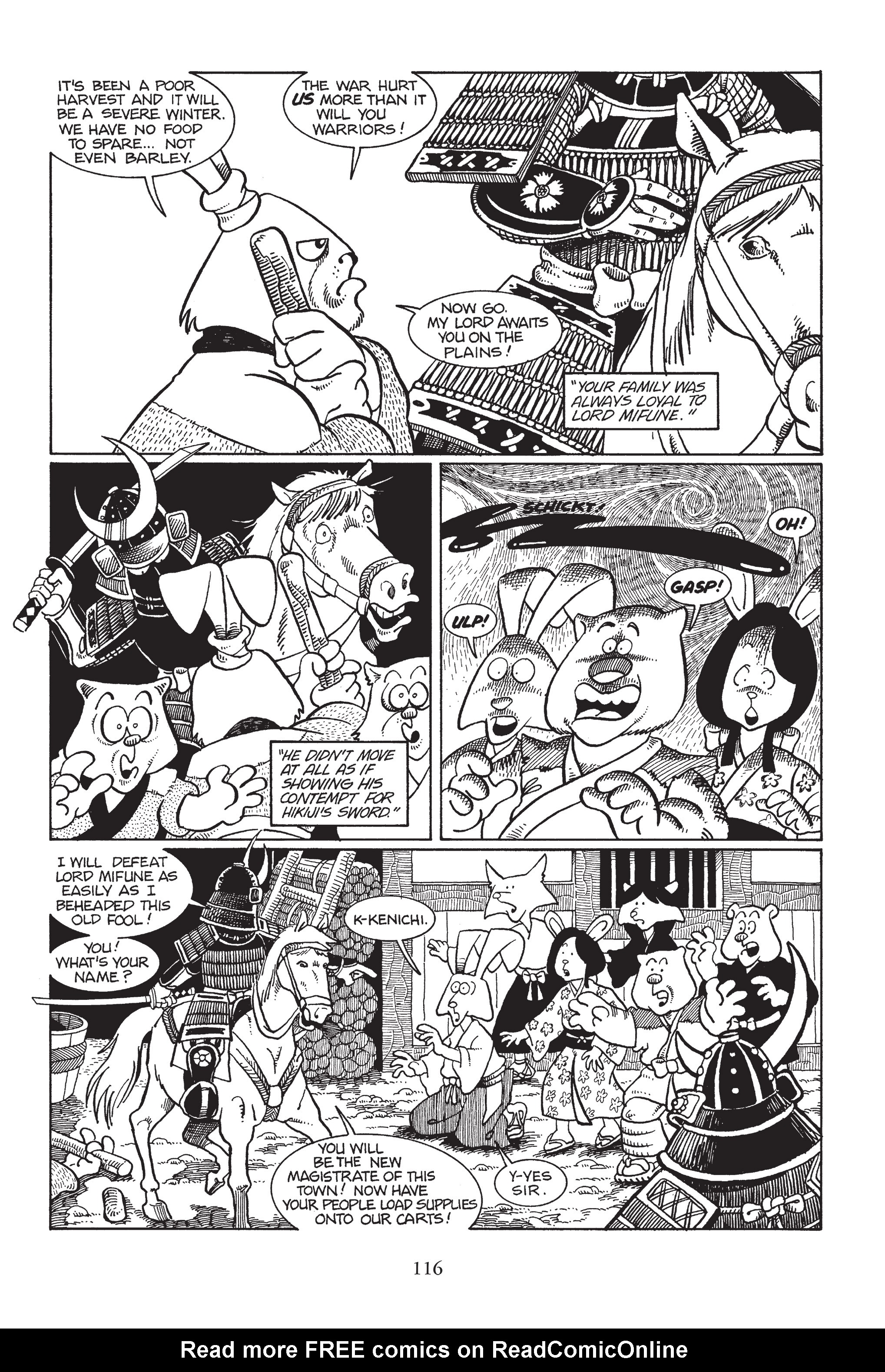 Read online Usagi Yojimbo (1987) comic -  Issue # _TPB 1 - 113