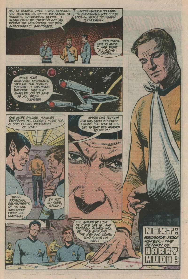 Read online Star Trek (1984) comic -  Issue #38 - 23