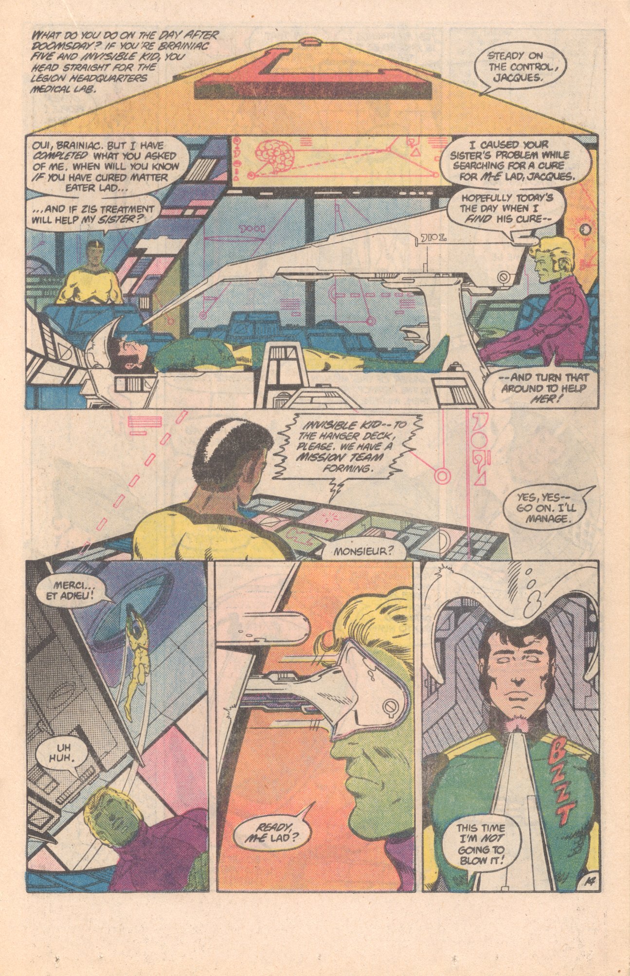 Read online Legion of Super-Heroes (1980) comic -  Issue #296 - 15