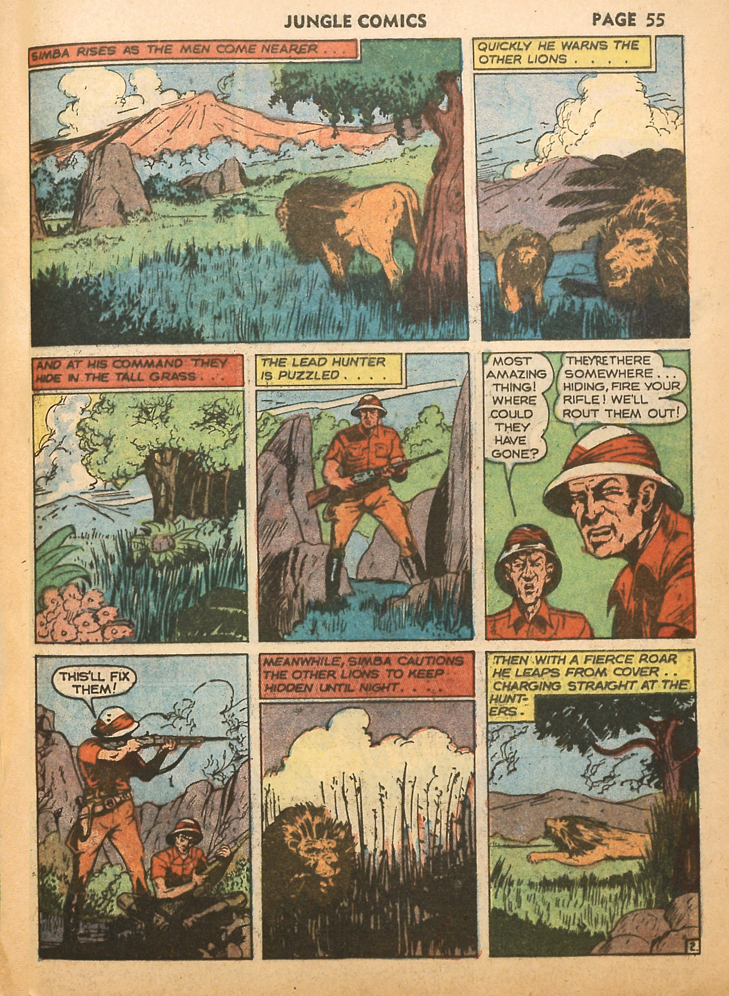 Read online Jungle Comics comic -  Issue #13 - 57