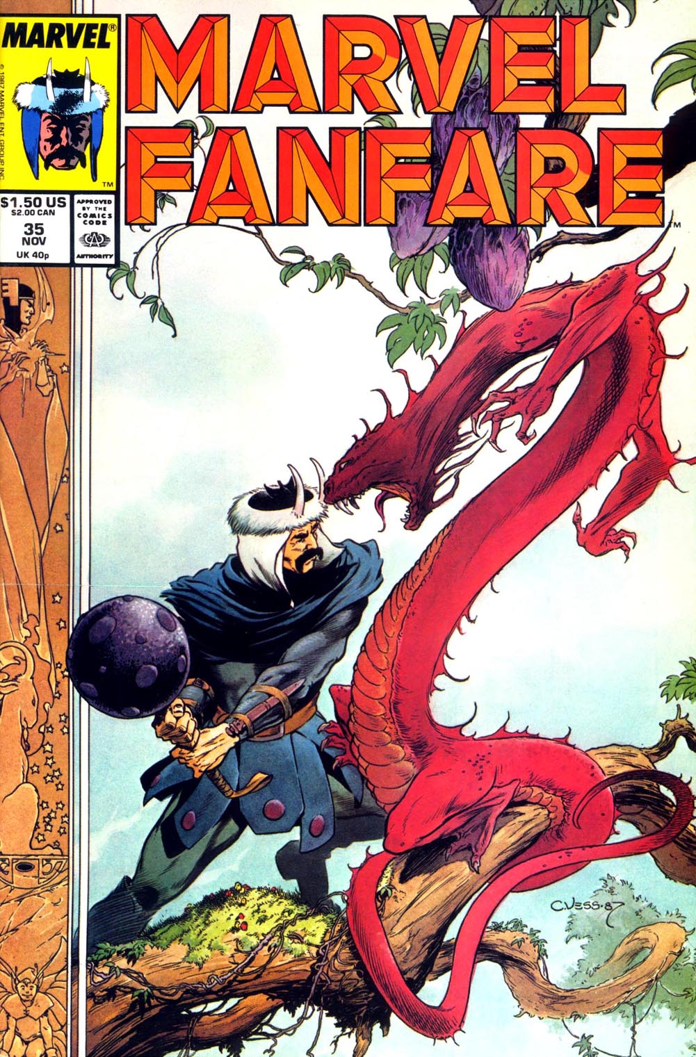 Read online Marvel Fanfare (1982) comic -  Issue #35 - 1