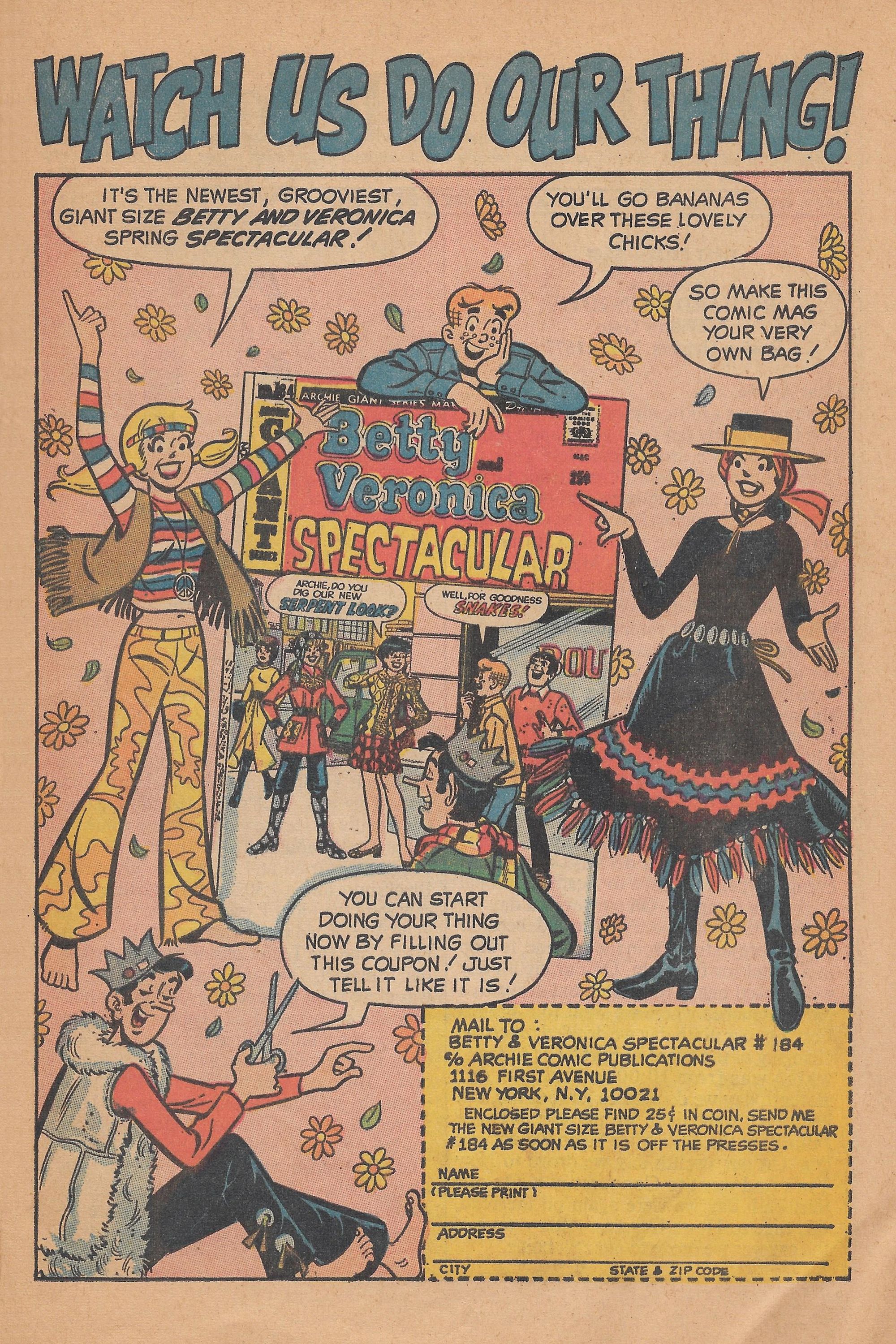 Read online Life With Archie (1958) comic -  Issue #108 - 21