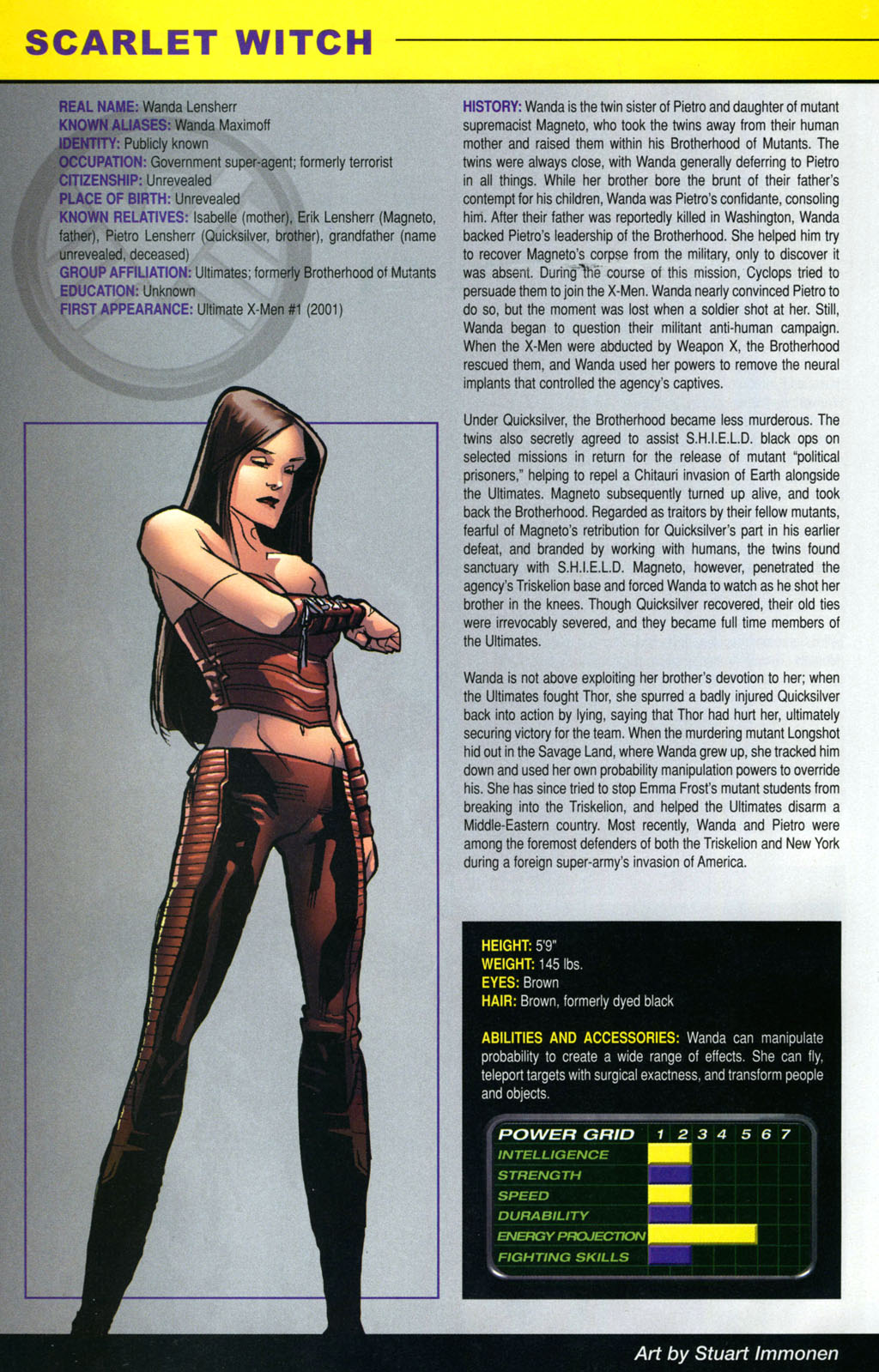 Read online Official Handbook of the Ultimate Marvel Universe: The Ultimates & X-Men 2005 comic -  Issue # Full - 38