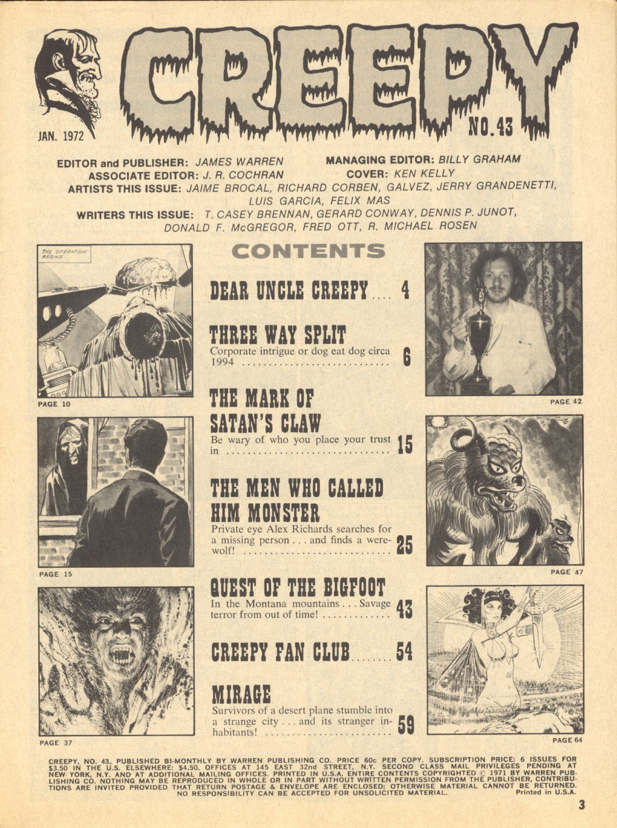 Creepy (1964) Issue #43 #43 - English 3