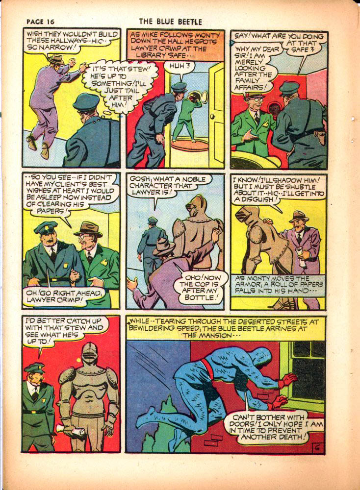 Read online The Blue Beetle comic -  Issue #10 - 18