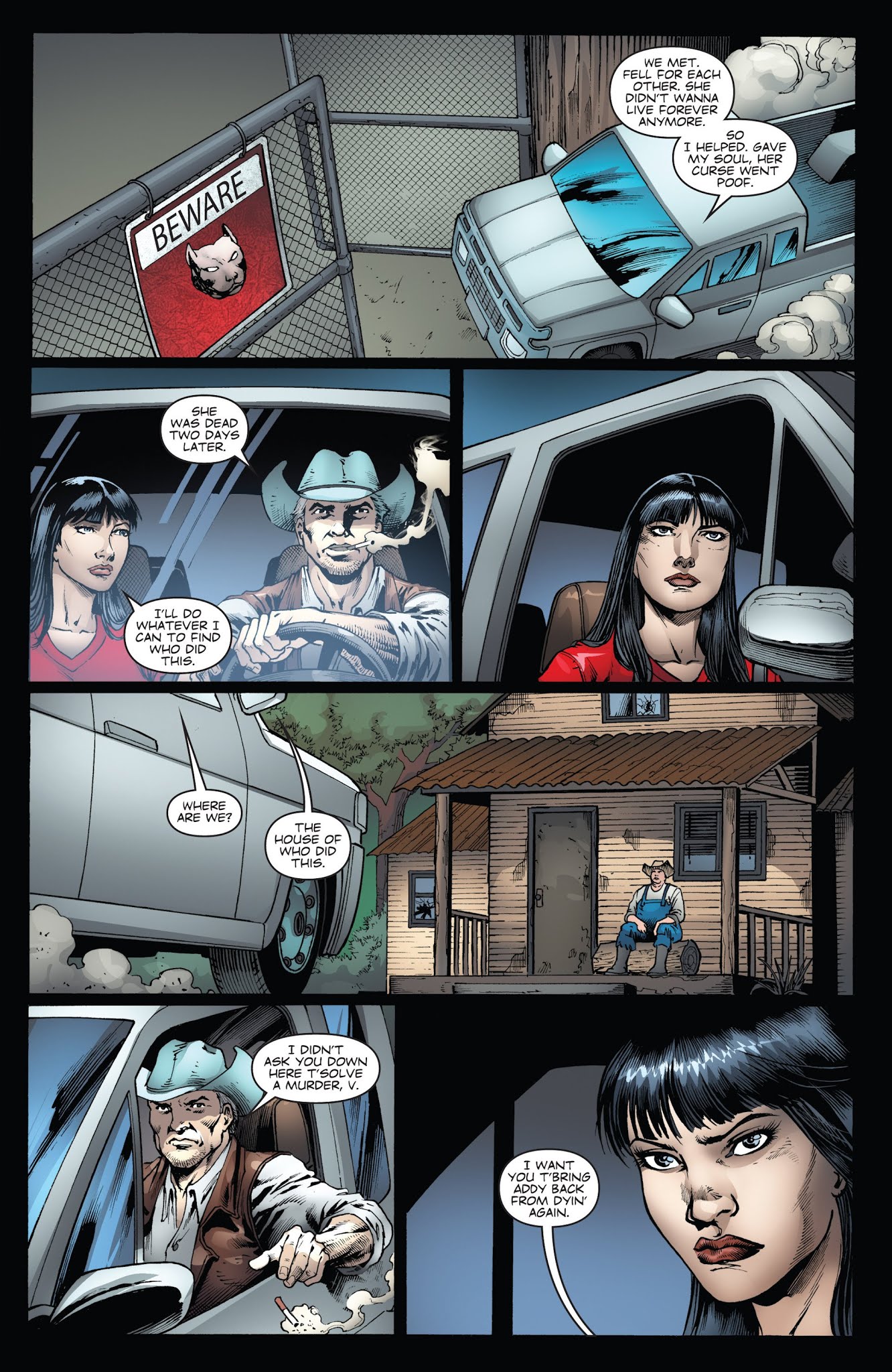Read online Vampirella: Southern Gothic comic -  Issue #2 - 10