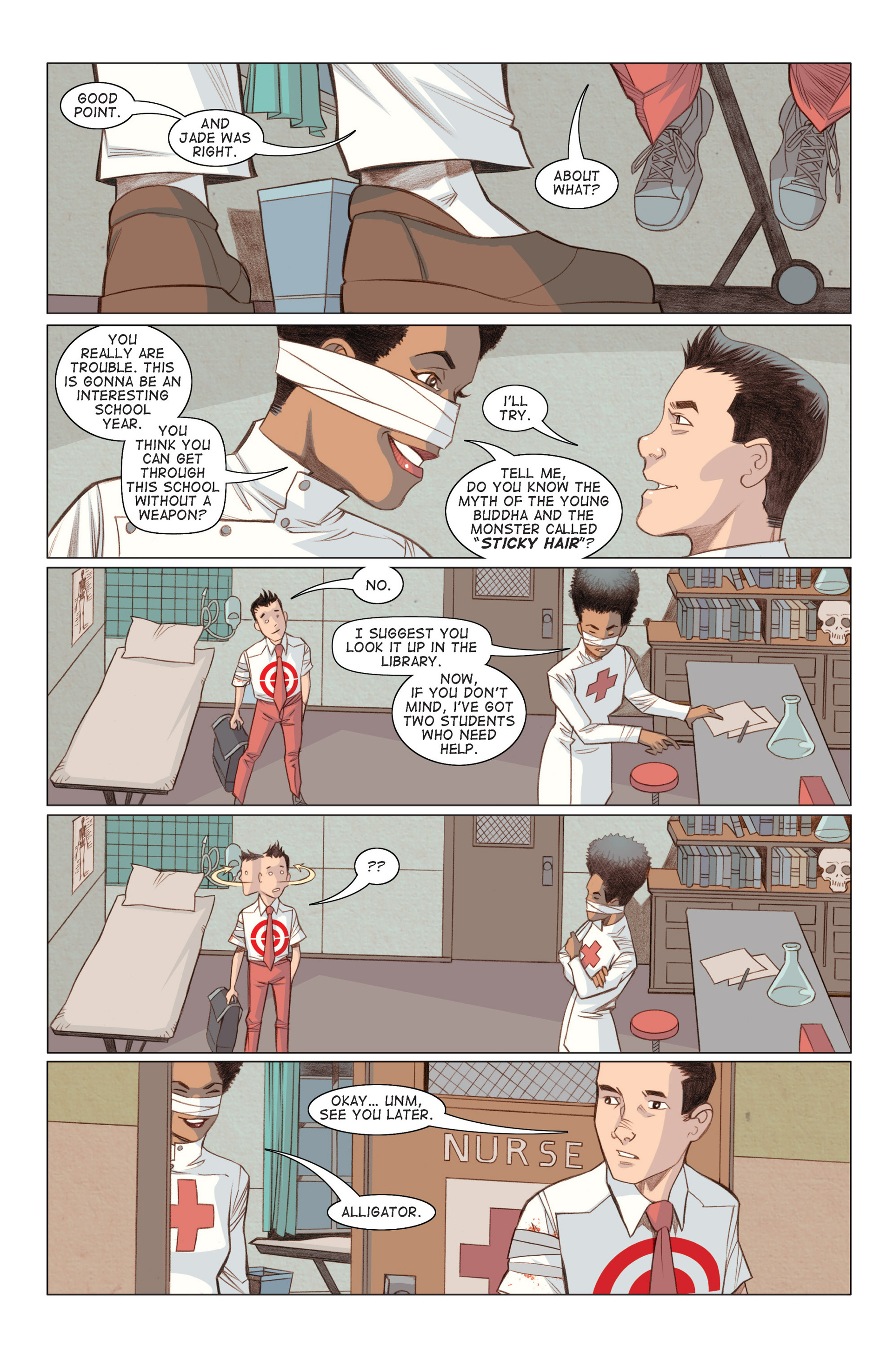 Read online Five Weapons comic -  Issue #1 - 15