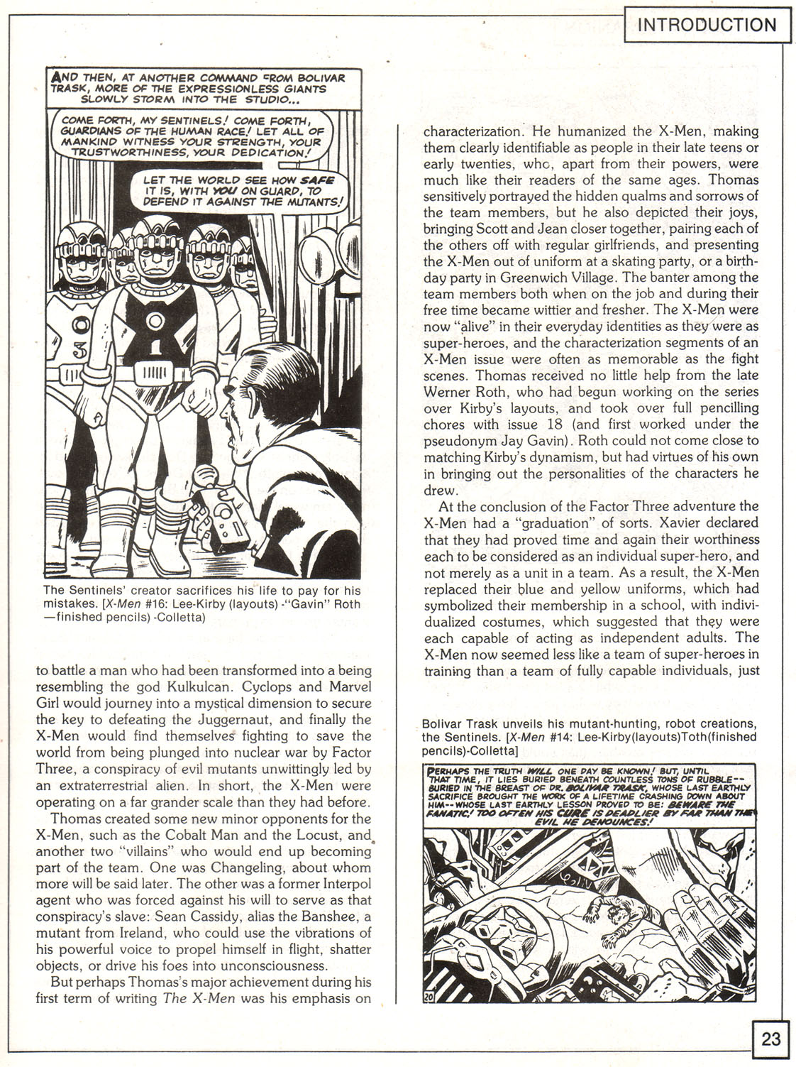 Read online The X-Men Companion comic -  Issue #1 - 23