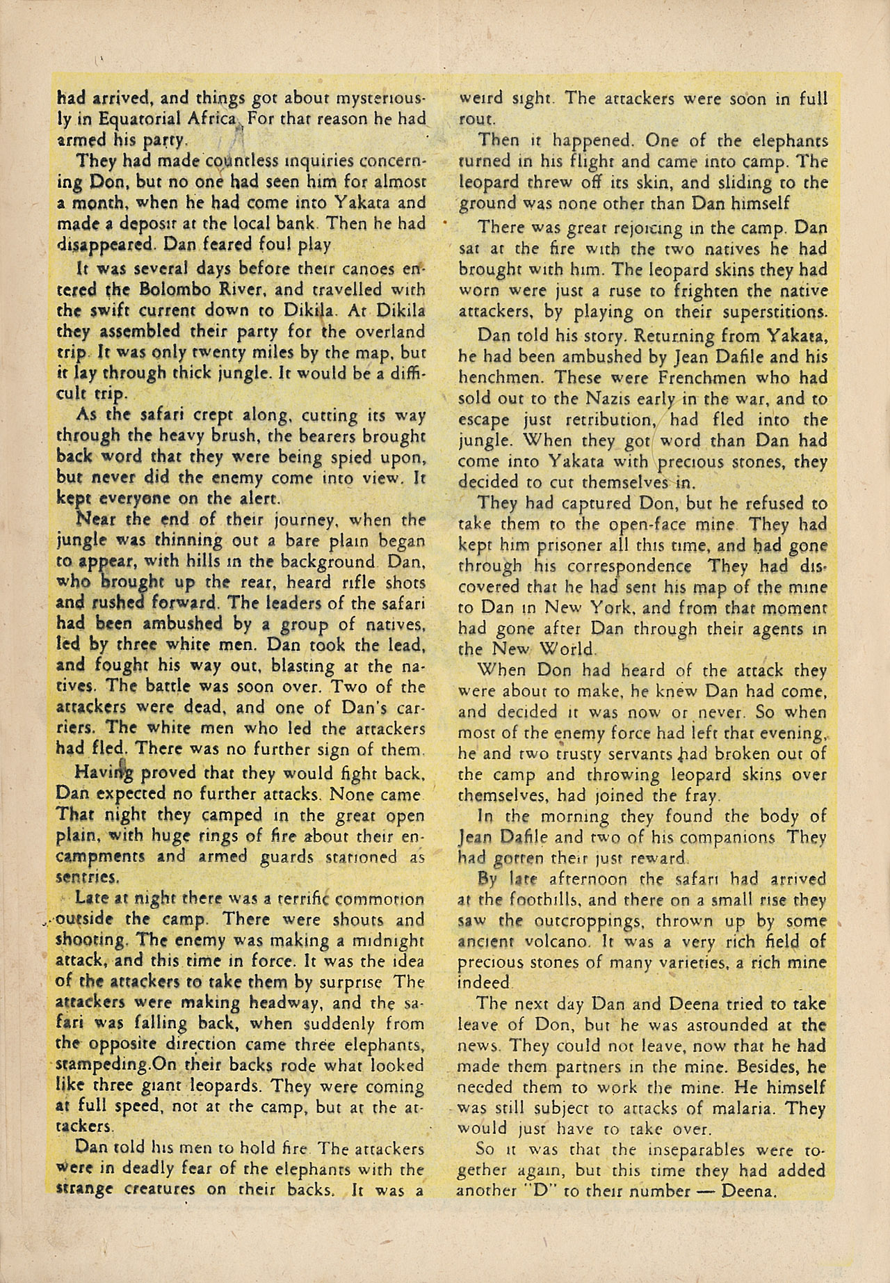 Read online Terrors of the Jungle comic -  Issue #7 - 12